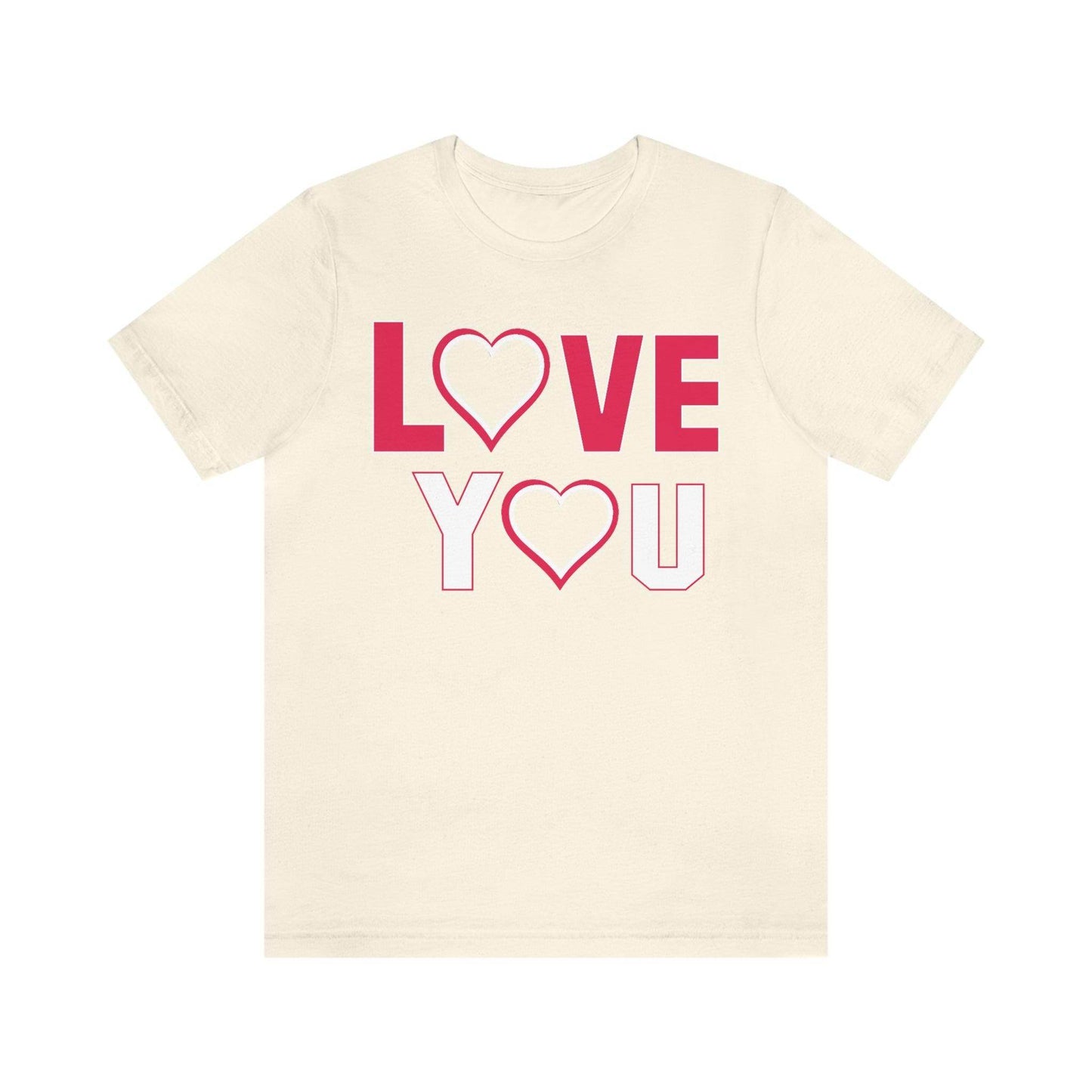 love you heart Tee - Giftsmojo