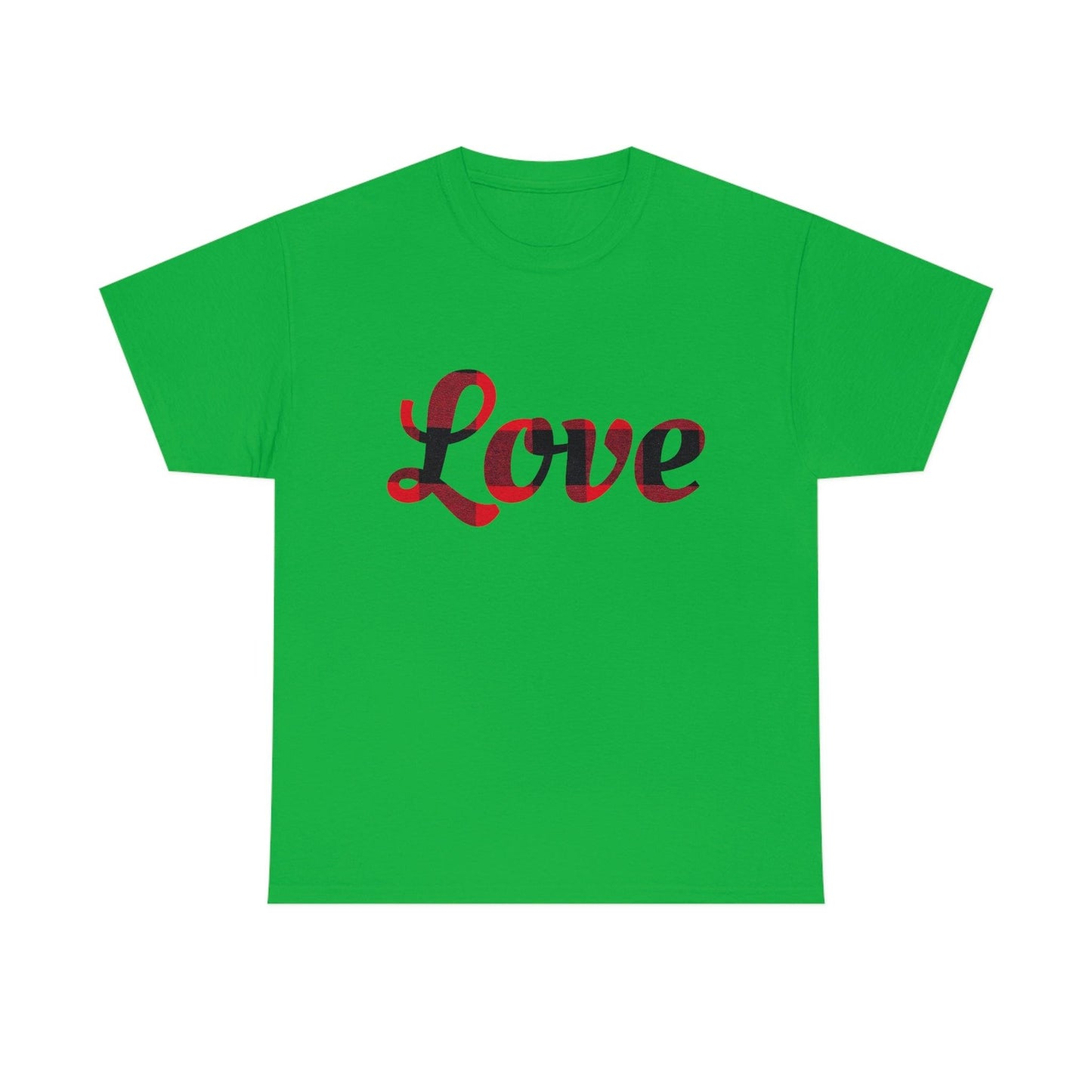 Plaid love T-Shirt
