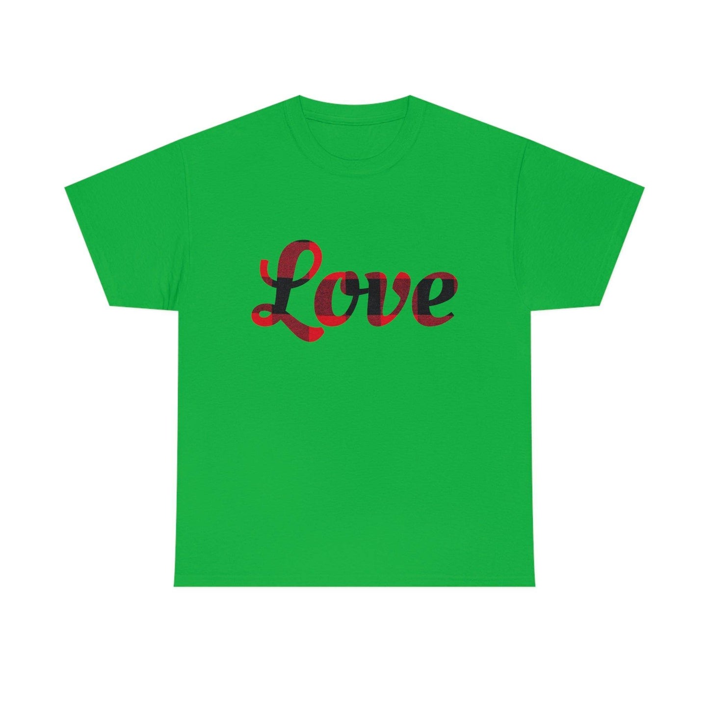 Plaid love T-Shirt - Giftsmojo