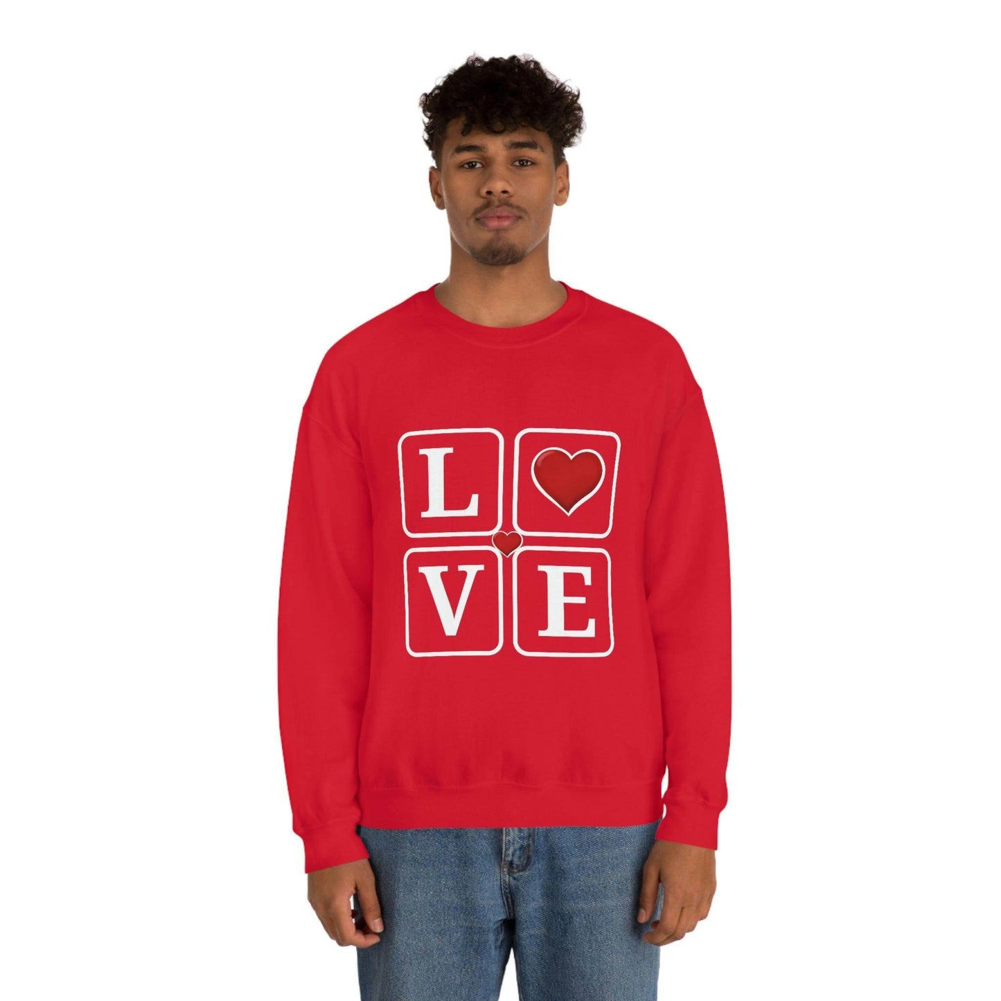 Love square Hearts Sweatshirt - Giftsmojo