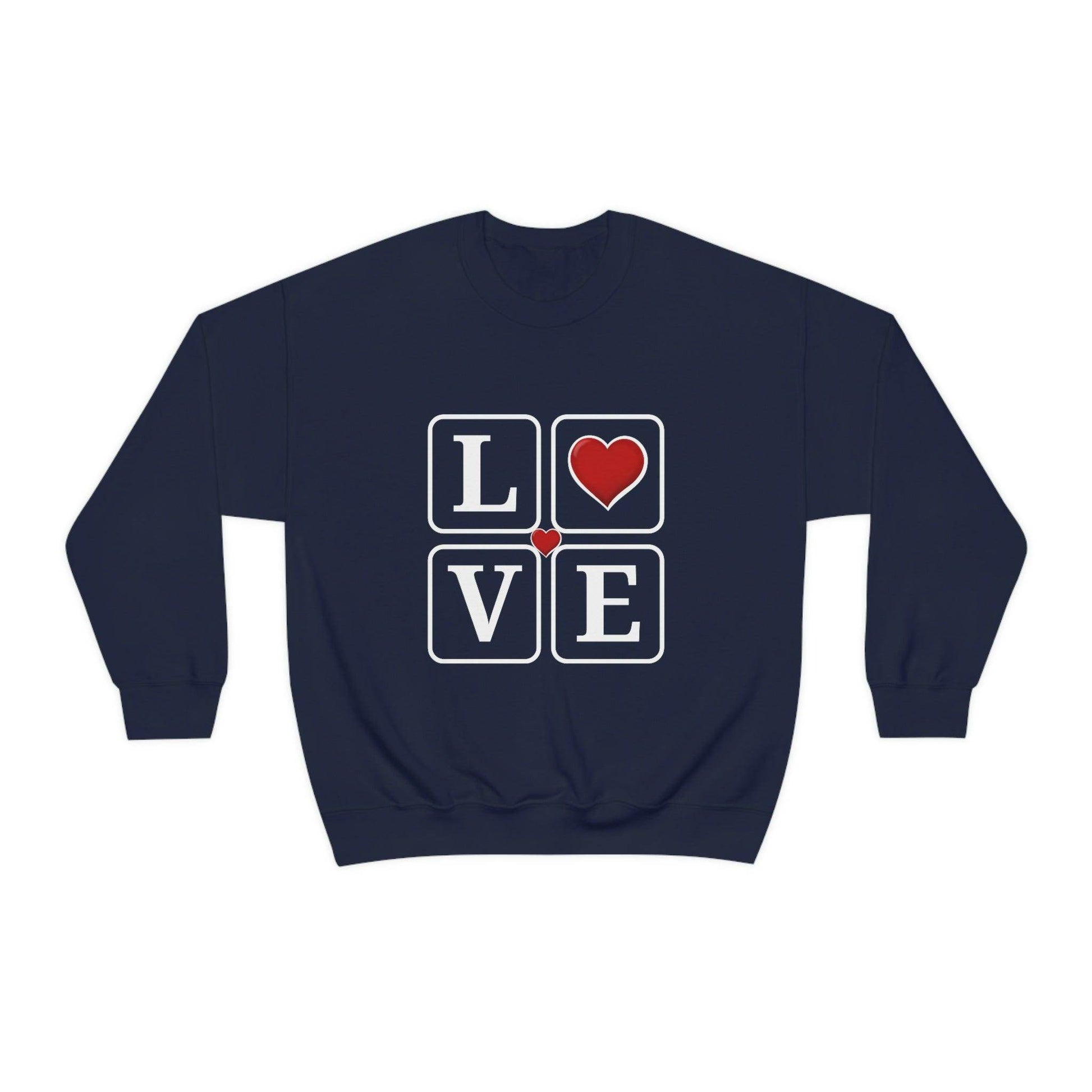 Love square Hearts Sweatshirt - Giftsmojo