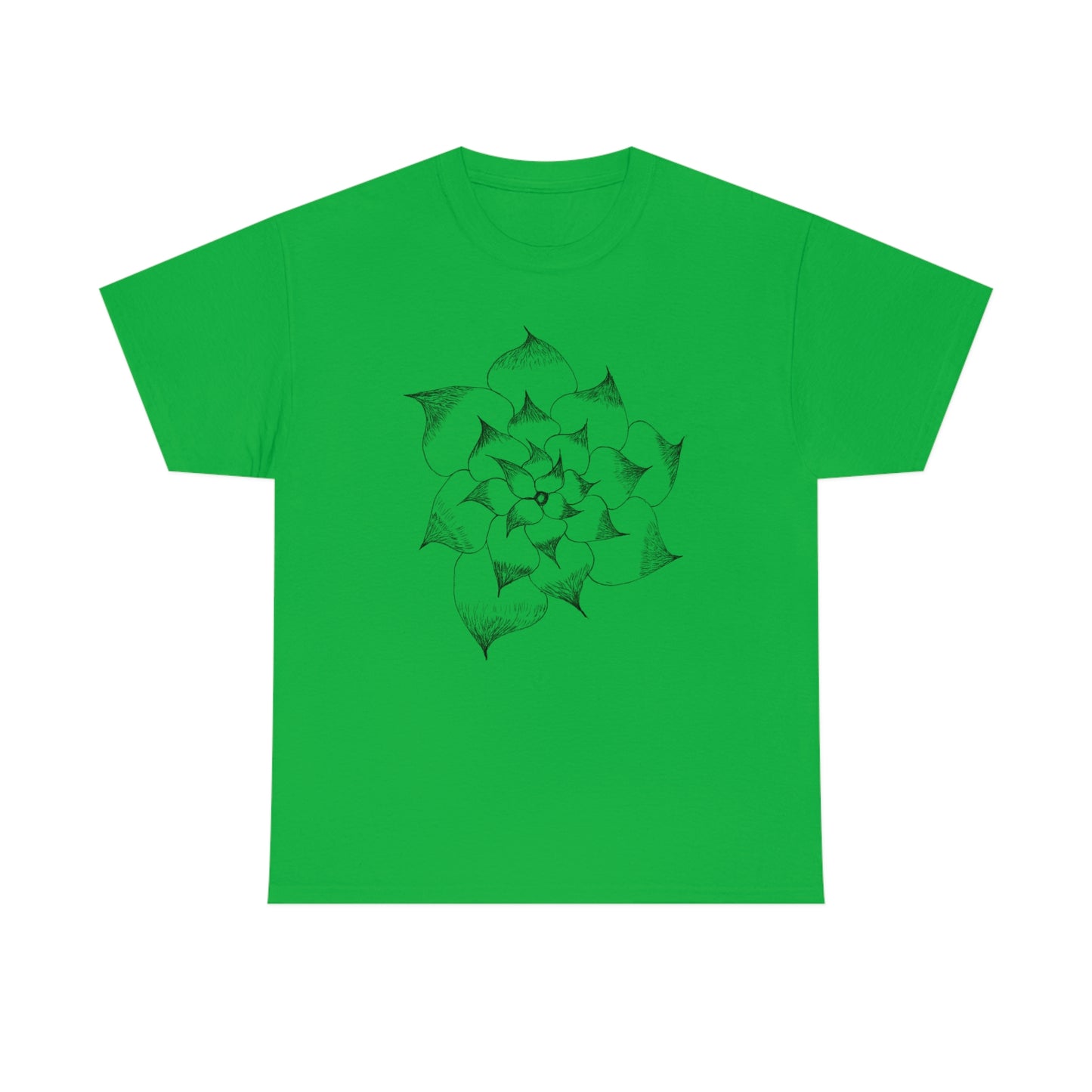 Flower Tee, custom designed tee, flower t-shirt, floral graphic tee