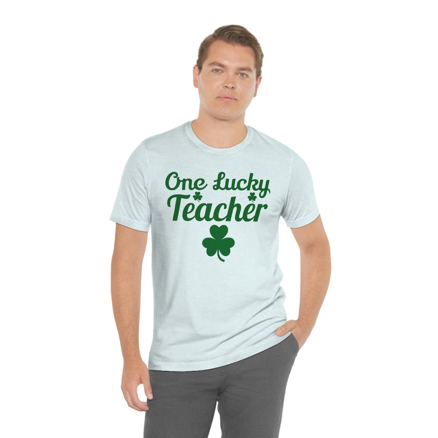 One Lucky Teacher Shirt feeling Lucky St Patrick's Day shirt - Funny St Paddy's day Funny Shirt