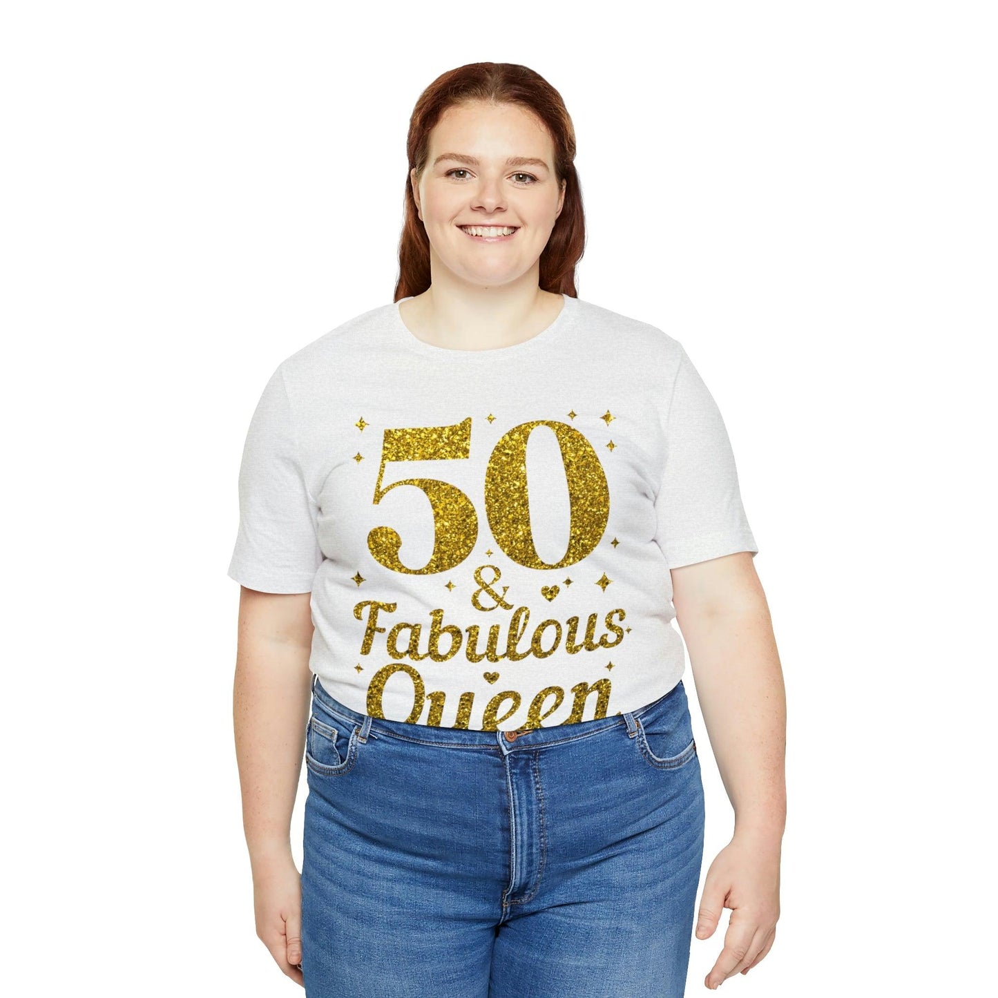 50 and Fabulous Queen shirt, Funny 50th birthday shirt, 50th birthday Tshirt, birthday queen shirt, Gift for 50th birthday, Vintage shirt, birthday gift, birthday girl shirt, mom’s birthday gift - Giftsmojo