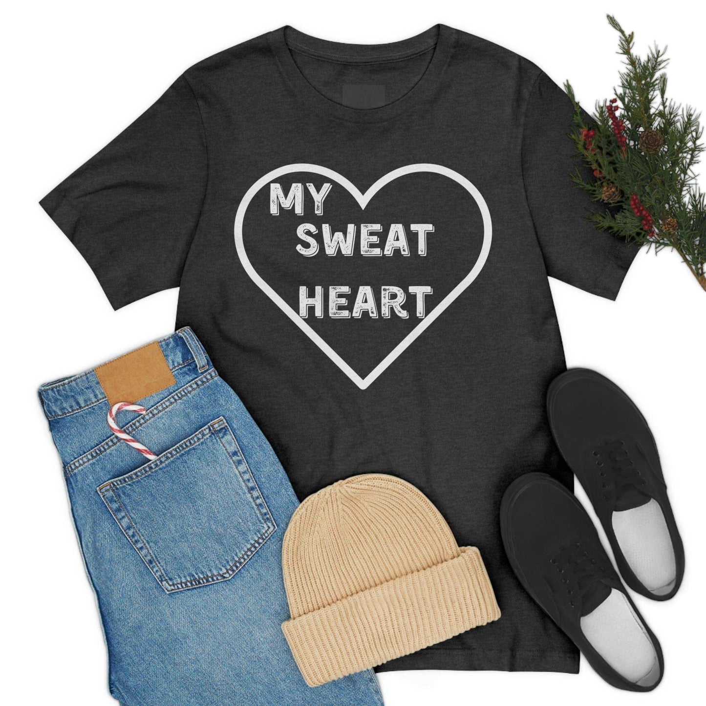My Sweat Heart - Love shirt - Gift for wife - Gift for Husband - Gift for Girlfriend and Boyfriend - Giftsmojo