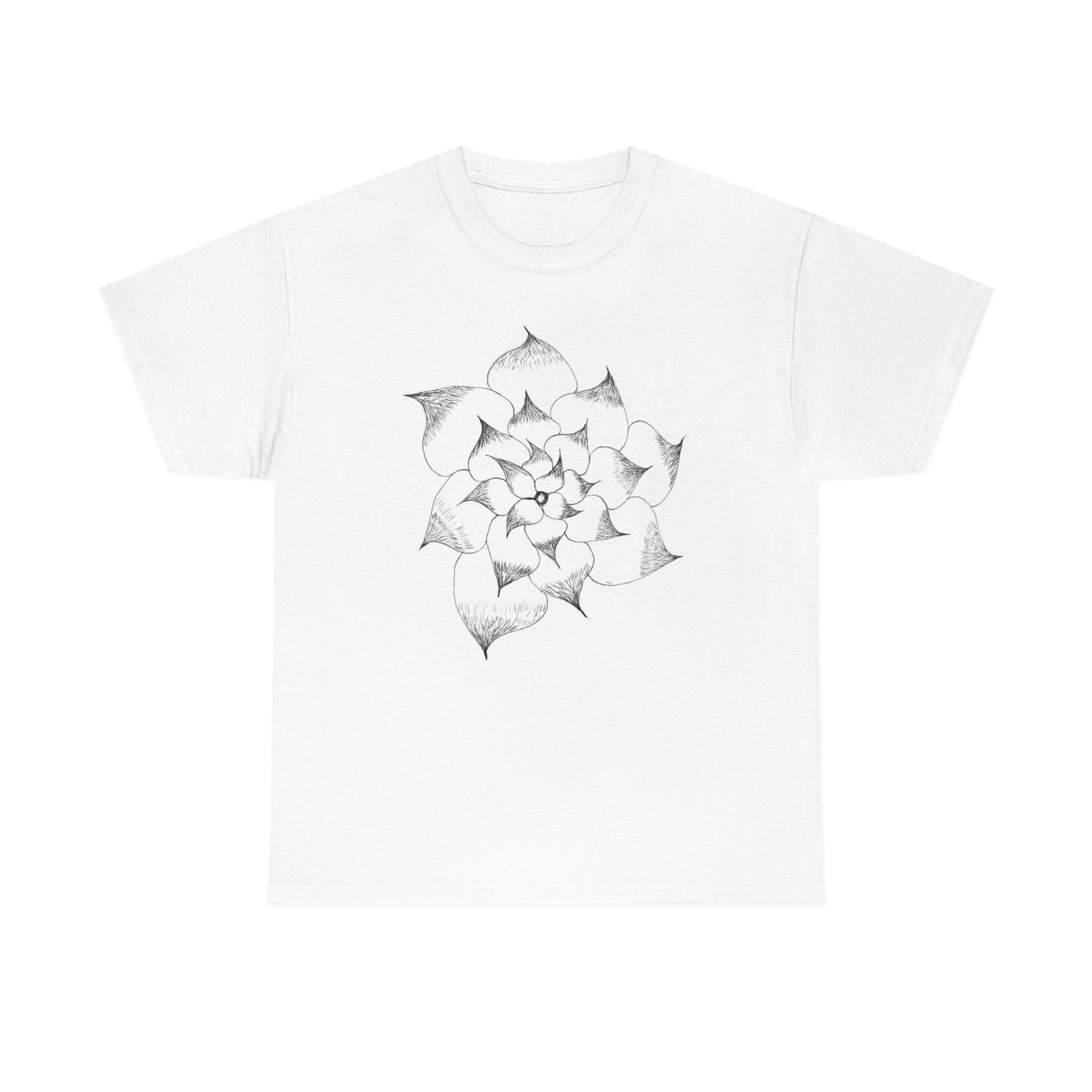 Flower Tee, custom designed tee, flower t-shirt, floral graphic tee - Giftsmojo