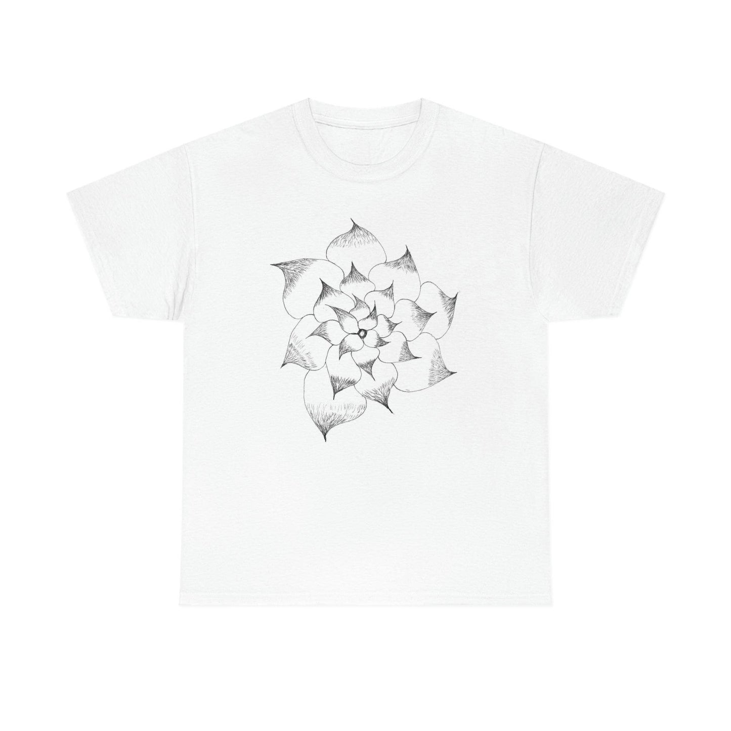 Flower Tee, custom designed tee, flower t-shirt, floral graphic tee - Giftsmojo
