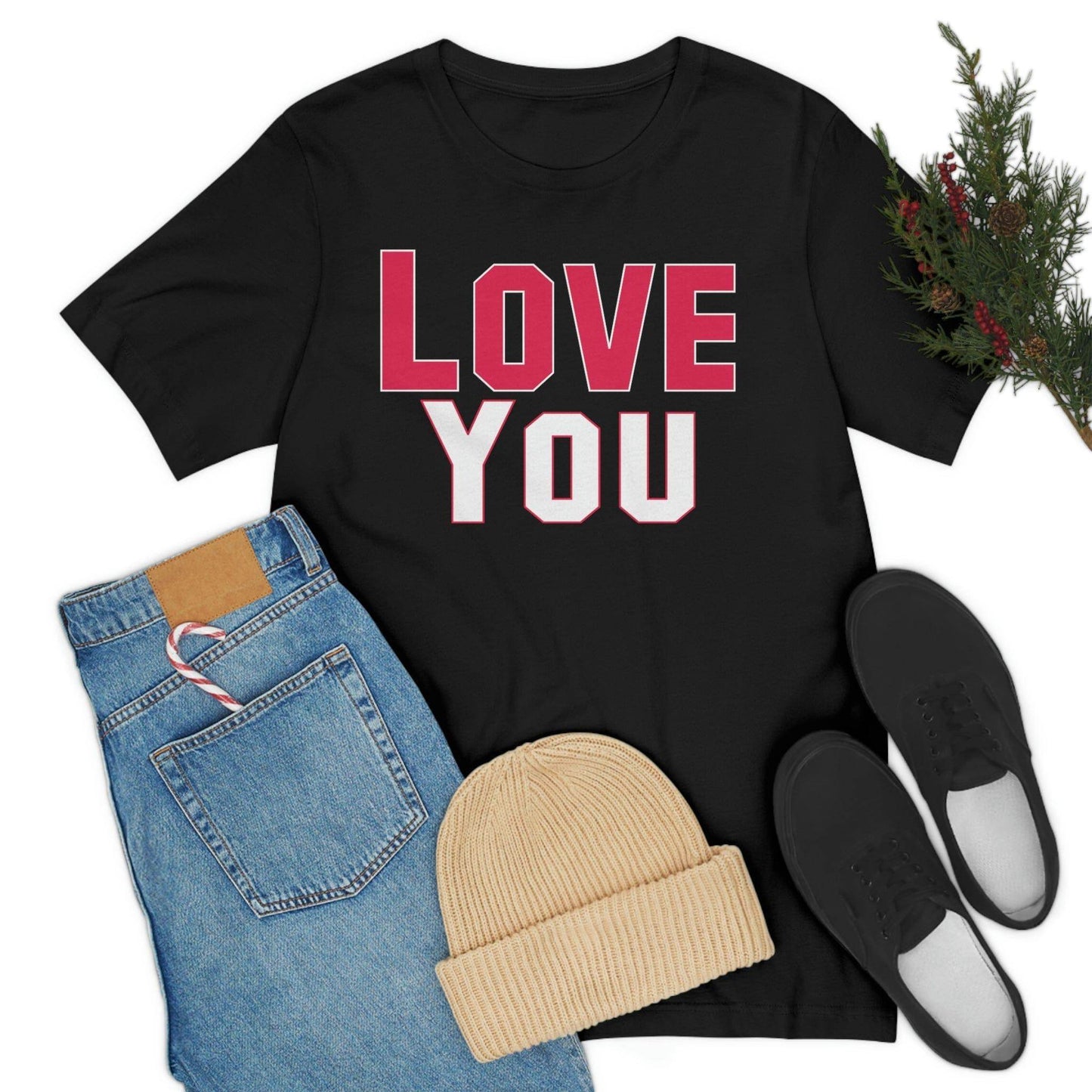 Love you T-shirt - Giftsmojo