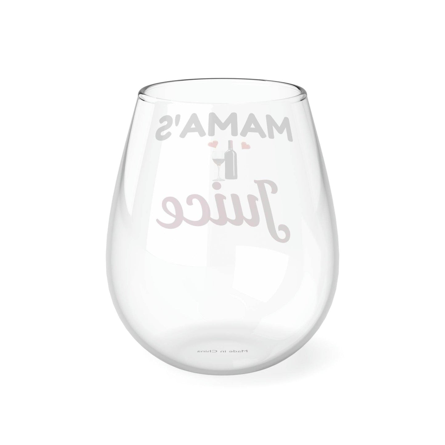 Mom wine glass Mama's Juice Wine Glass - Mother's Day Wine glass Gift for Mom - Giftsmojo