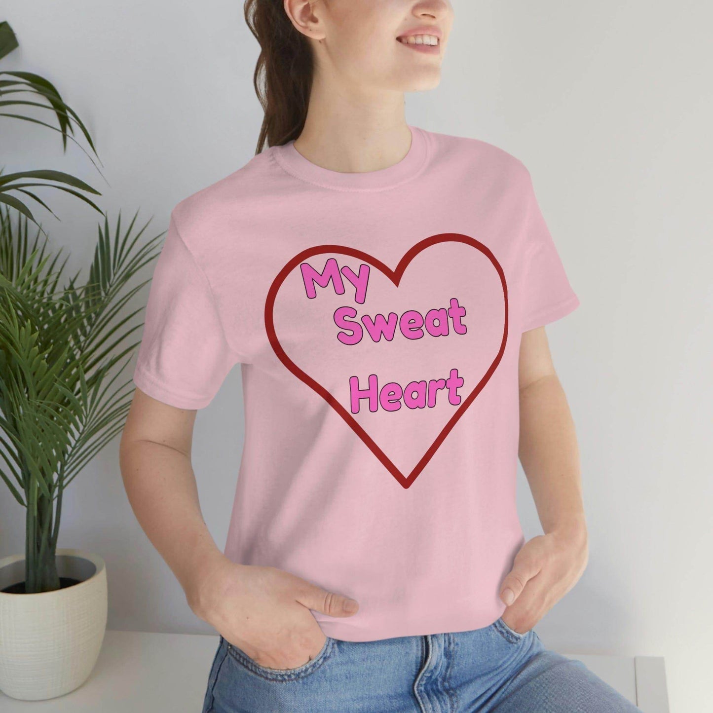 My Sweat Heart - Love shirt - Gift for wife - Gift for Husband - Gift for Girlfriend and Boyfriend - Giftsmojo