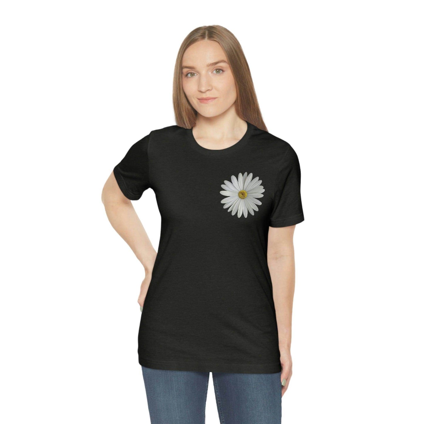Daisy Shirt Floral Shirt Gift, Boho Shirt, Birth Month Flower, Gift For Mom, Daisy Women Shirt Flower Tee Summer Shirt, - Giftsmojo