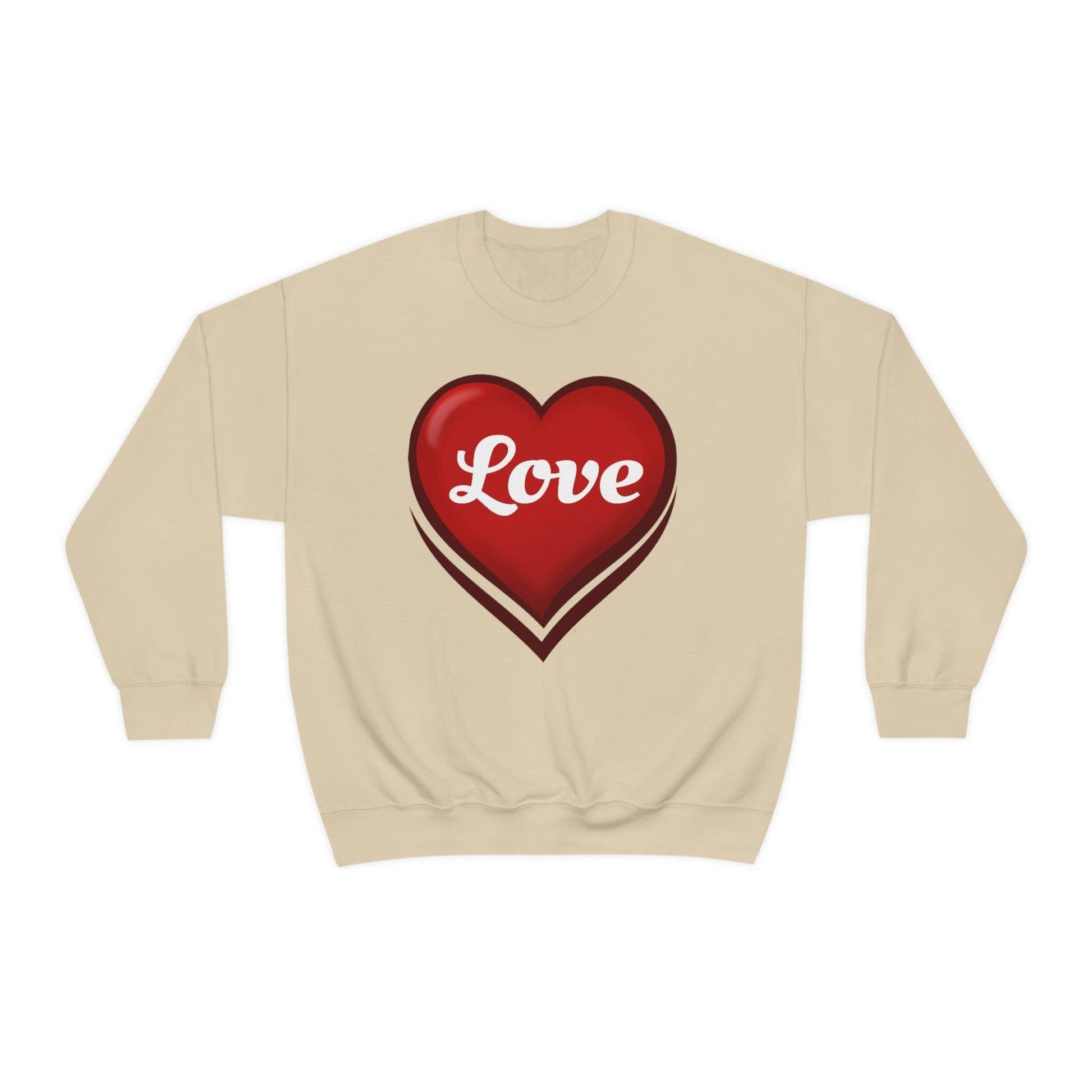 Love Sweatshirt, Valentine's Gift, - Giftsmojo