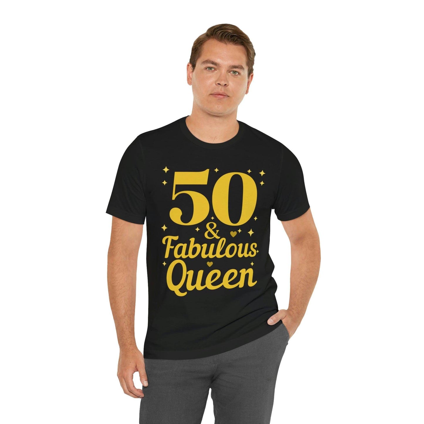 50 and Fabulous Queen shirt, Funny 50th birthday shirt - Giftsmojo