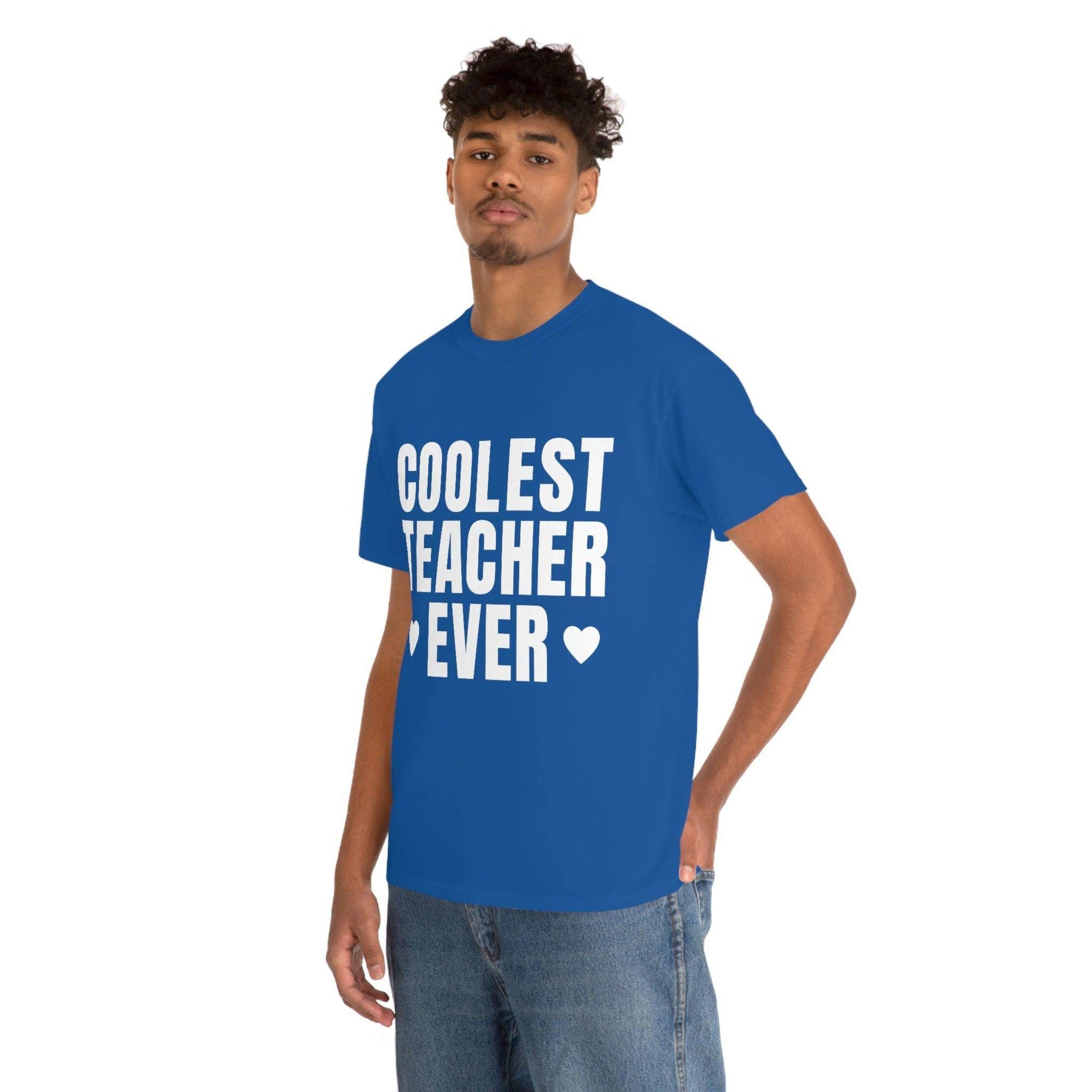 Coolest Teacher Ever Tee - Giftsmojo