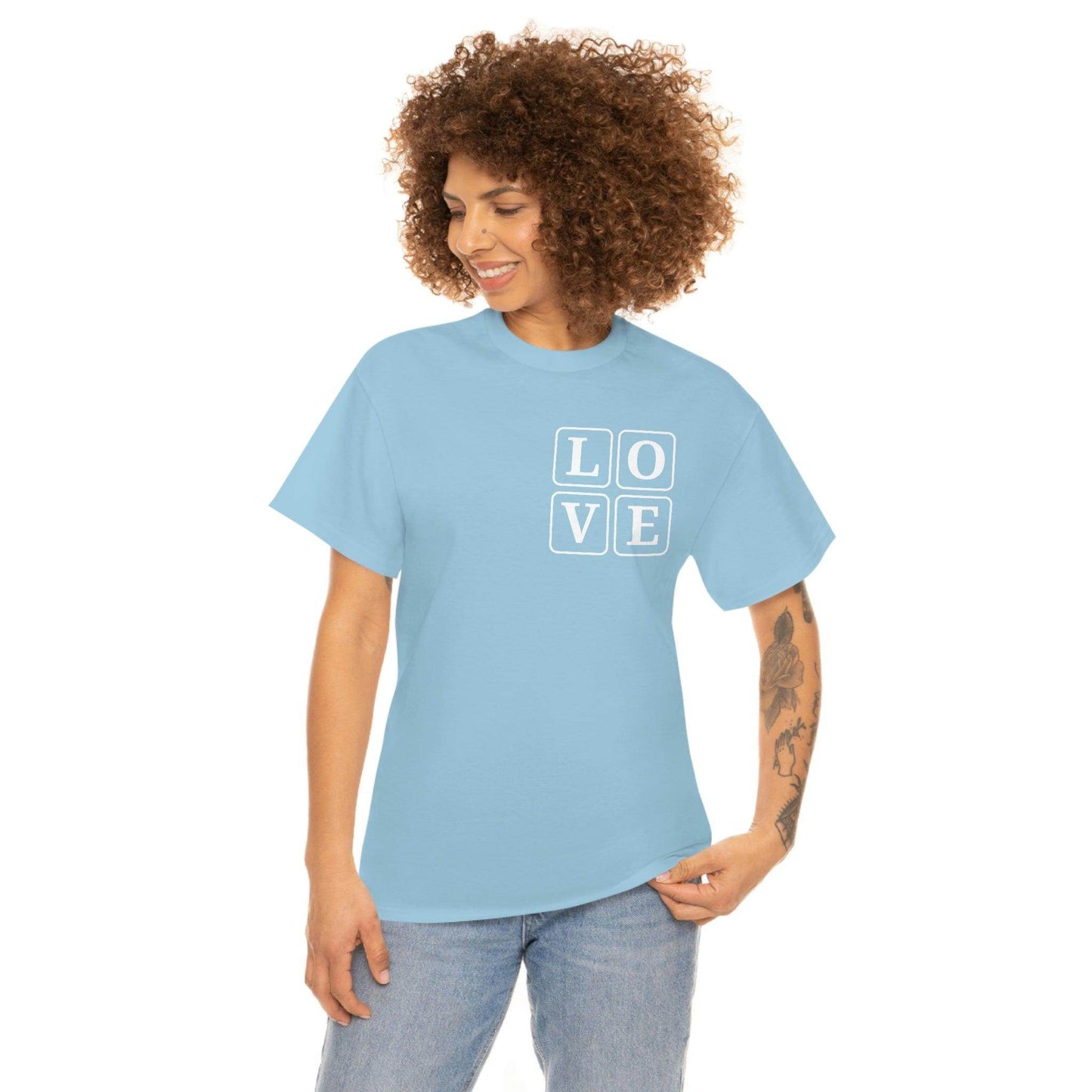 Love Square T-Shirt, - Giftsmojo