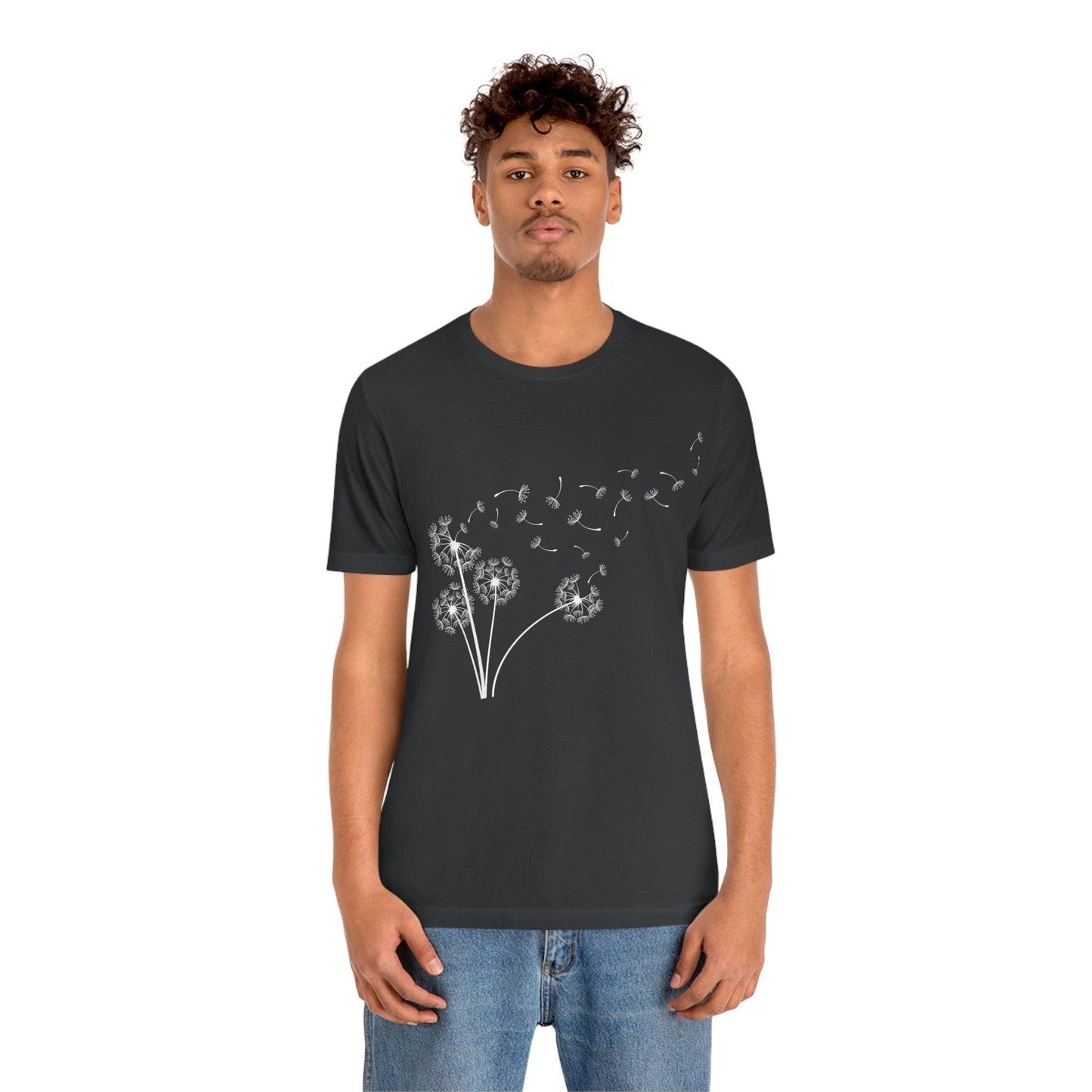 Dandelion Shirt, Boho Windflower Shirt, Dandelion Shirt for Her, Windflower Tee, Meditation Gift, Yoga Shirt, Inspirational Shirt, Bday Tees - Giftsmojo