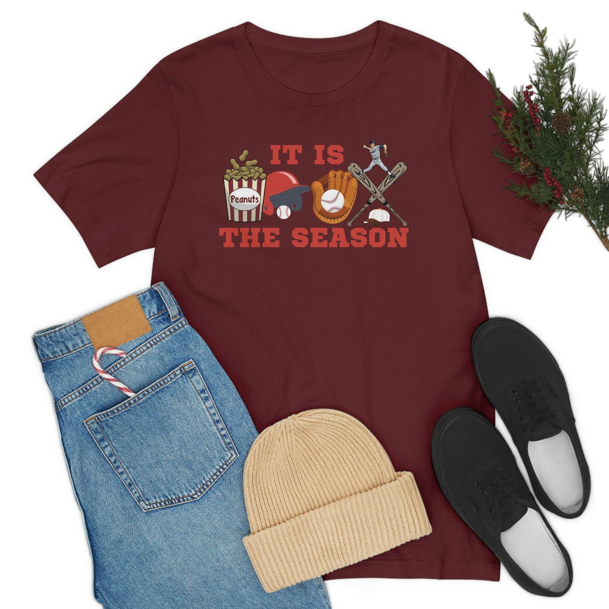 It is the season Baseball shirt baseball tee baseball tshirt - Sport shirt Baseball Mom shirt Baseball Mama shirt gift for him gameday shirt - Giftsmojo