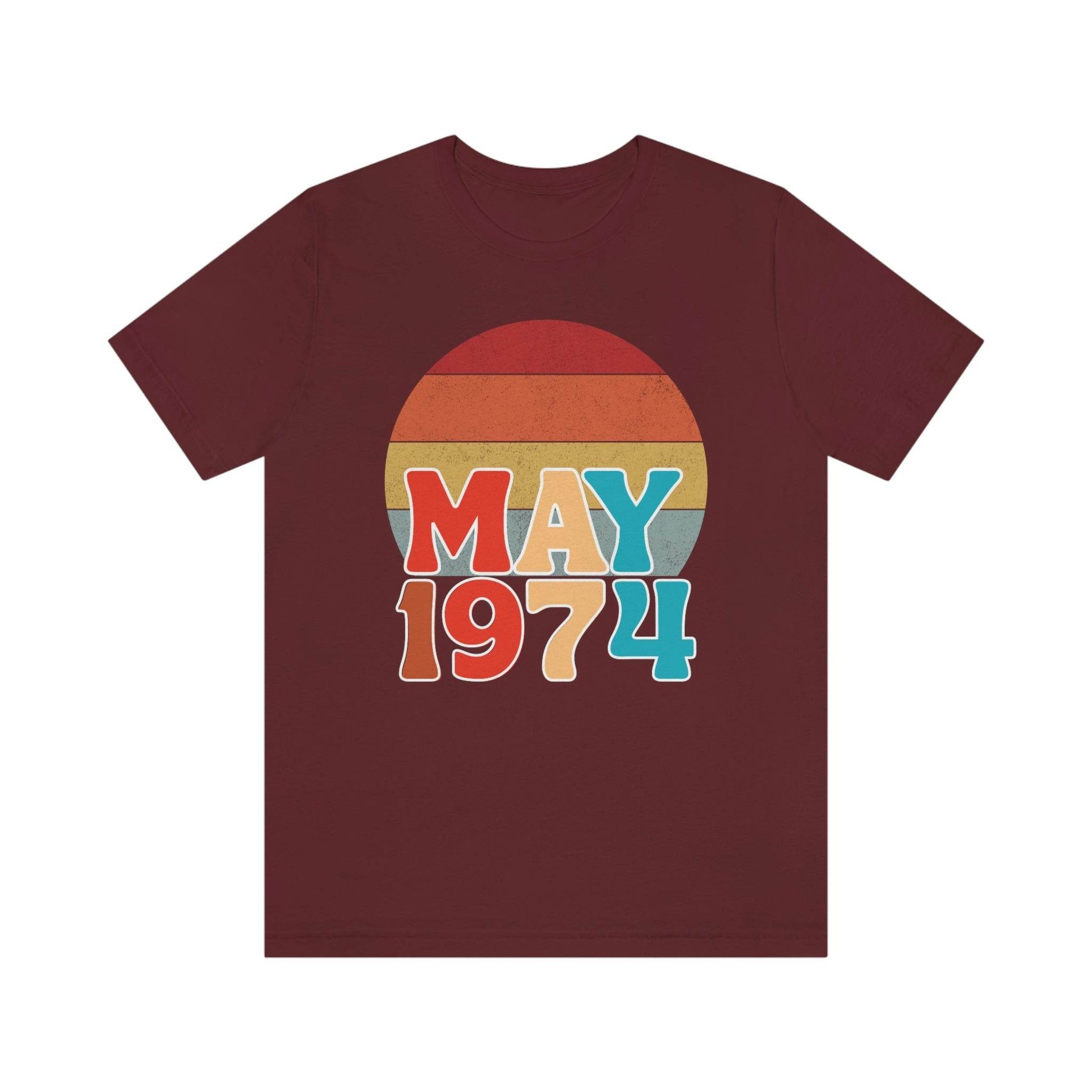 49th Birthday Shirt, 1974 Shirt, 49th Birthday Tee, Vintage 1974 Shirt, 49th Birthday Gifts, 1974 Birthday Shirt, 49th Birthday Gift - Giftsmojo