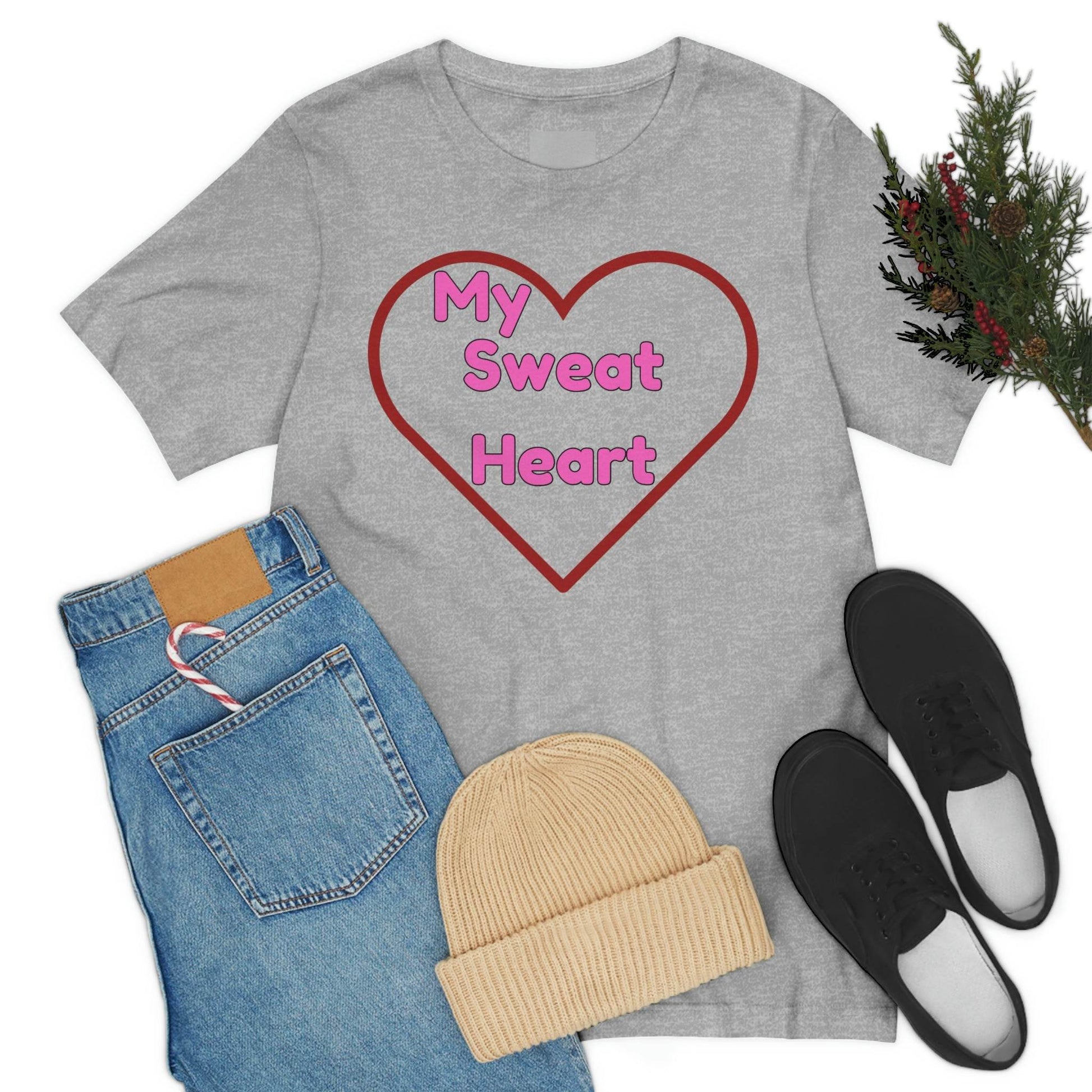 My Sweat Heart - Love shirt - Gift for wife - Gift for Husband - Gift for Girlfriend and Boyfriend - Giftsmojo