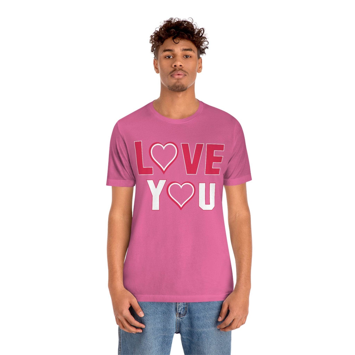 love you heart Tee - Giftsmojo