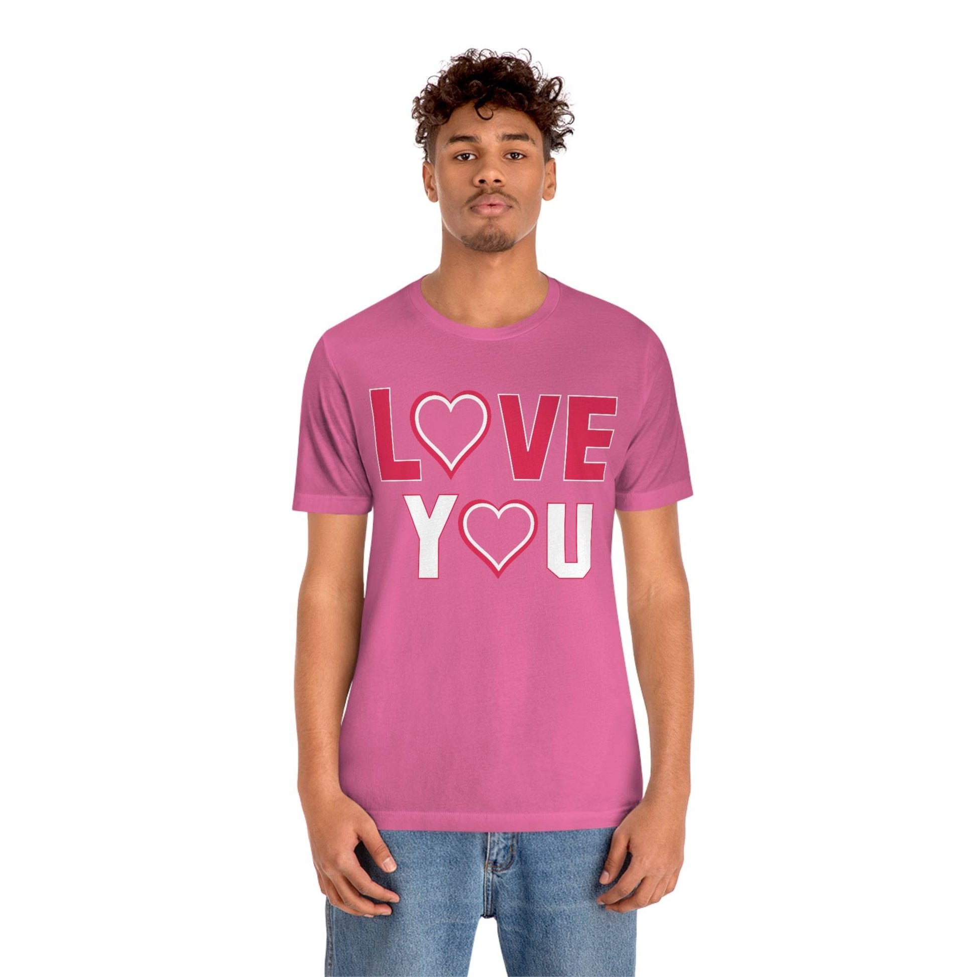 love you heart Tee - Giftsmojo