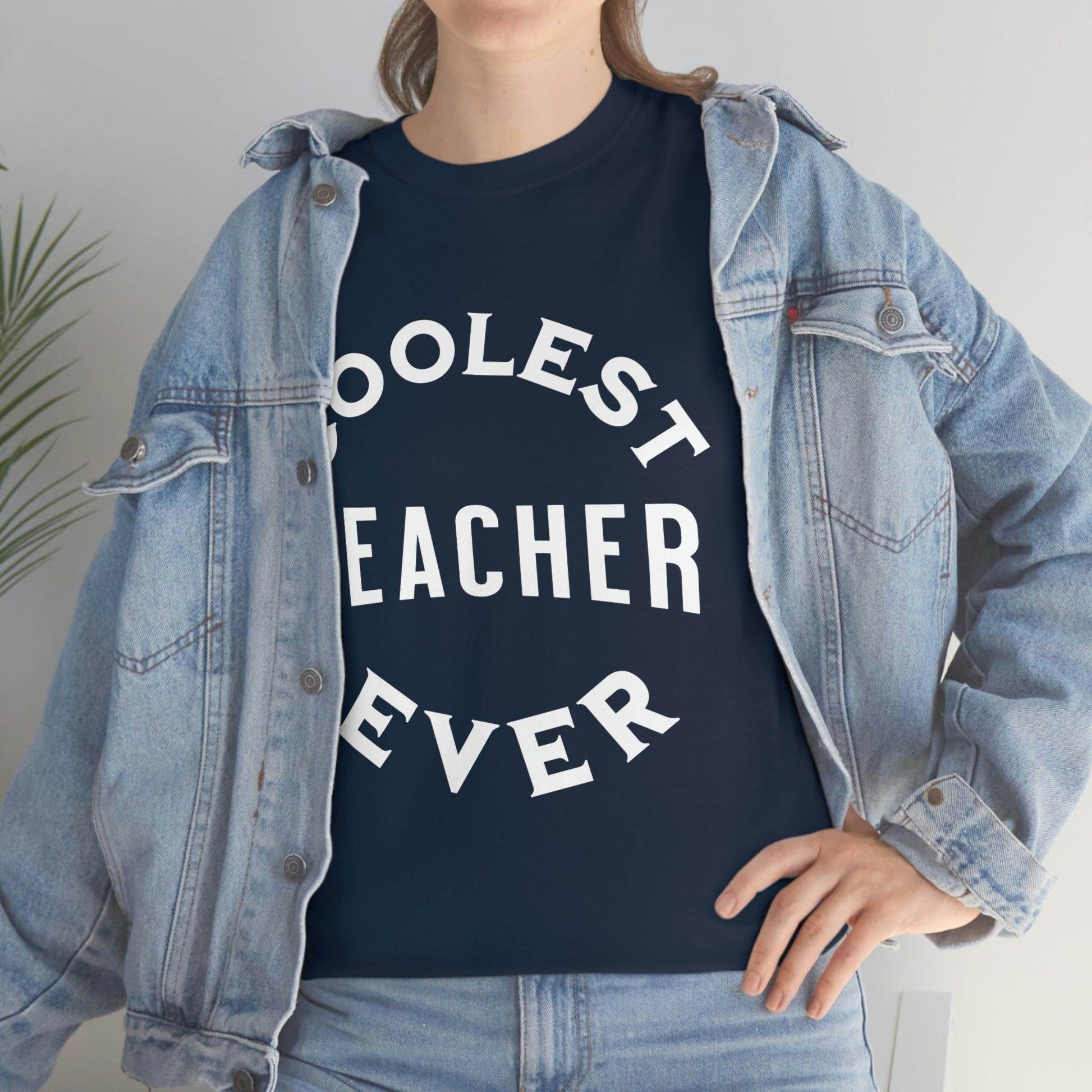 Coolest Teacher Ever Tee - cute teacher shirt - gift for teacher - Giftsmojo