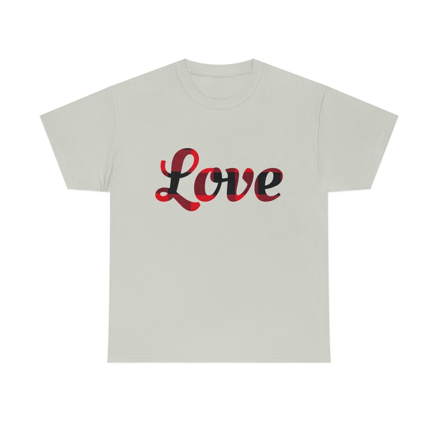 Plaid love T-Shirt
