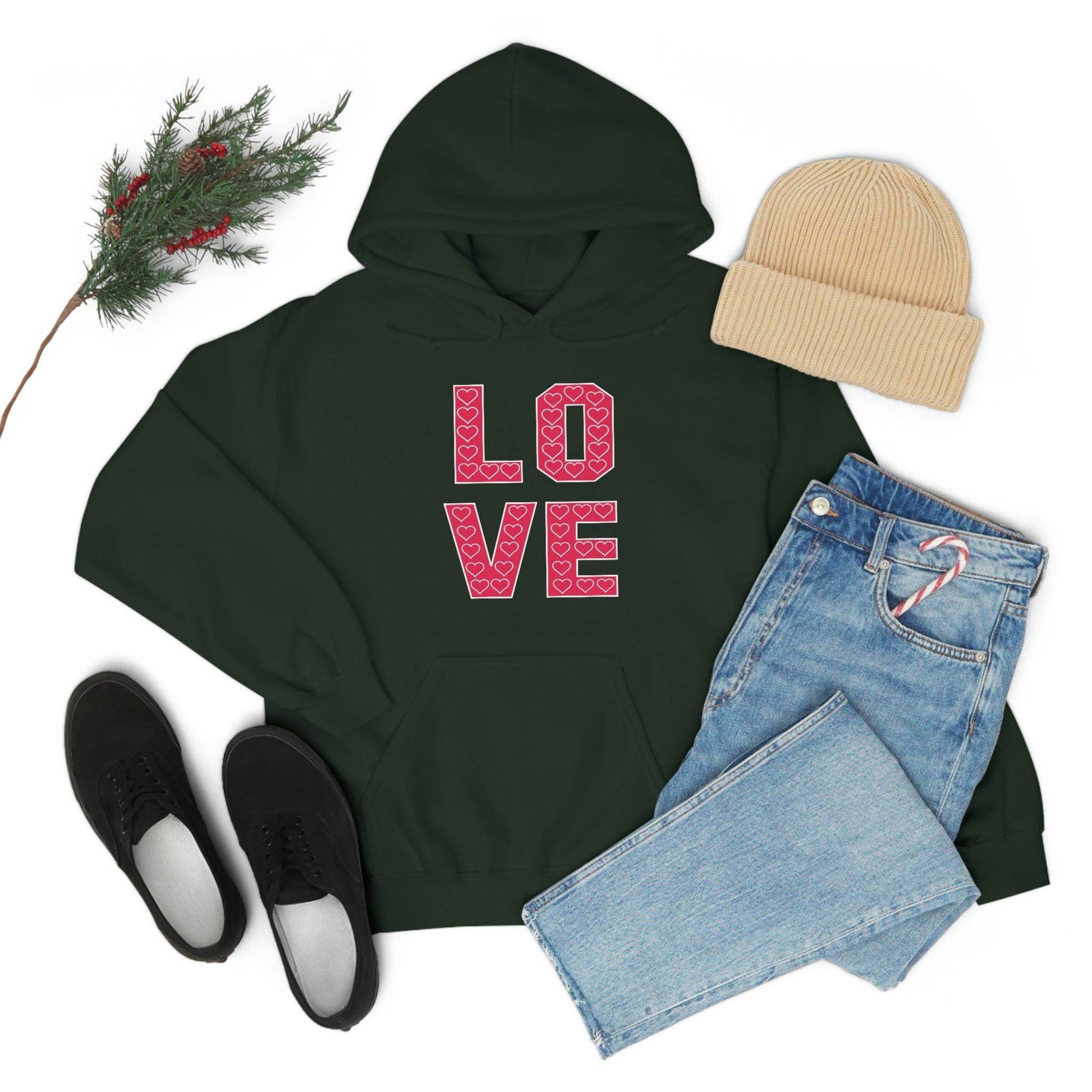 Love Hooded sweatshirt - Giftsmojo