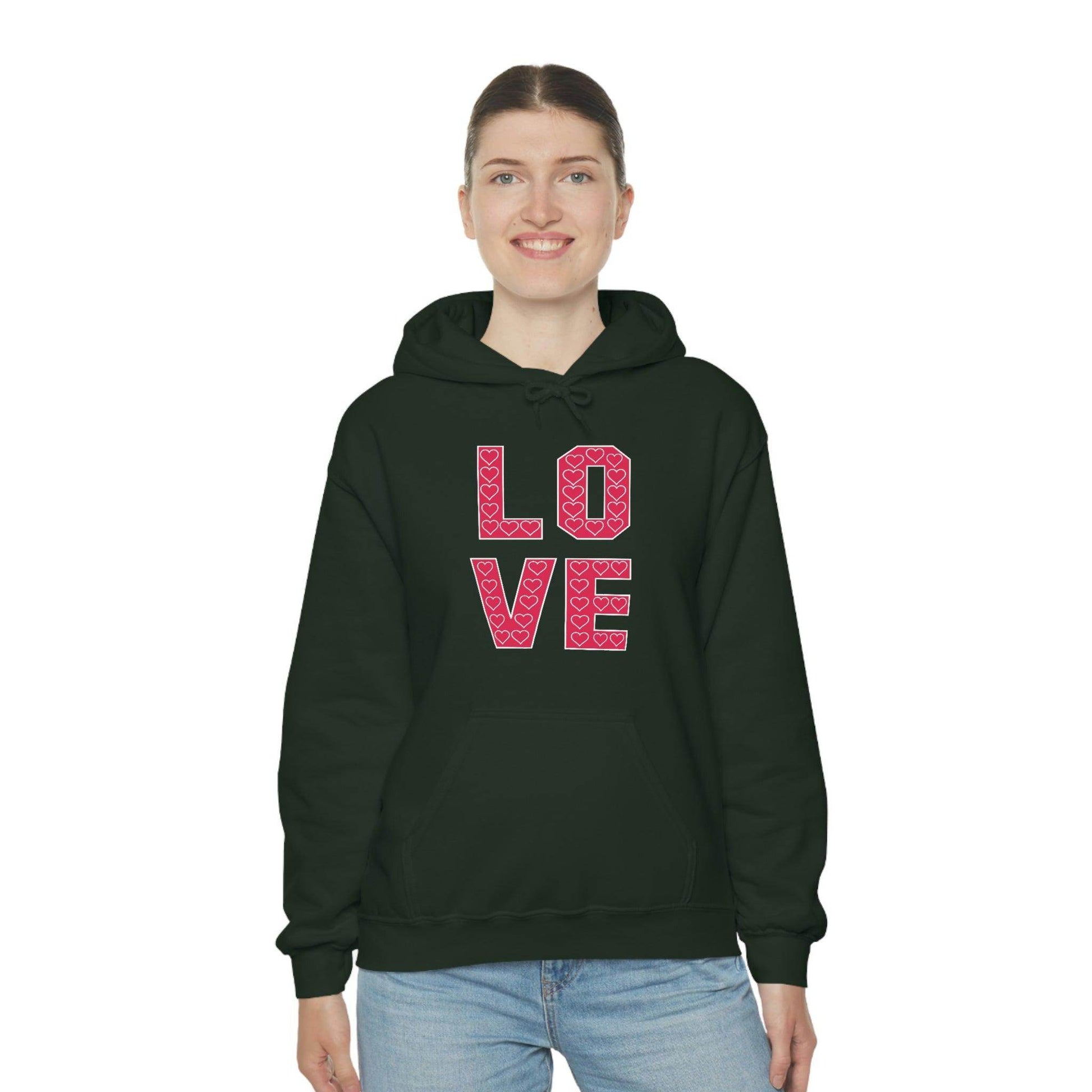 Love Hooded sweatshirt - Giftsmojo