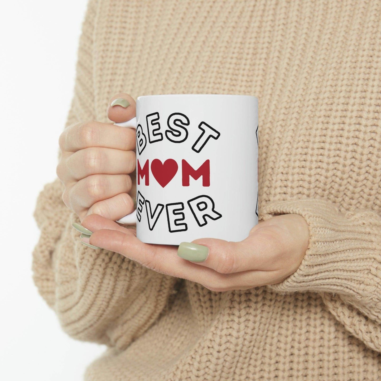 Best Mom Ever Mug, gift for mom on mothers day, Birthday gift for mom, gift for her, coffee mug for her, hot cocoa mug, gift for coffee lover - Giftsmojo