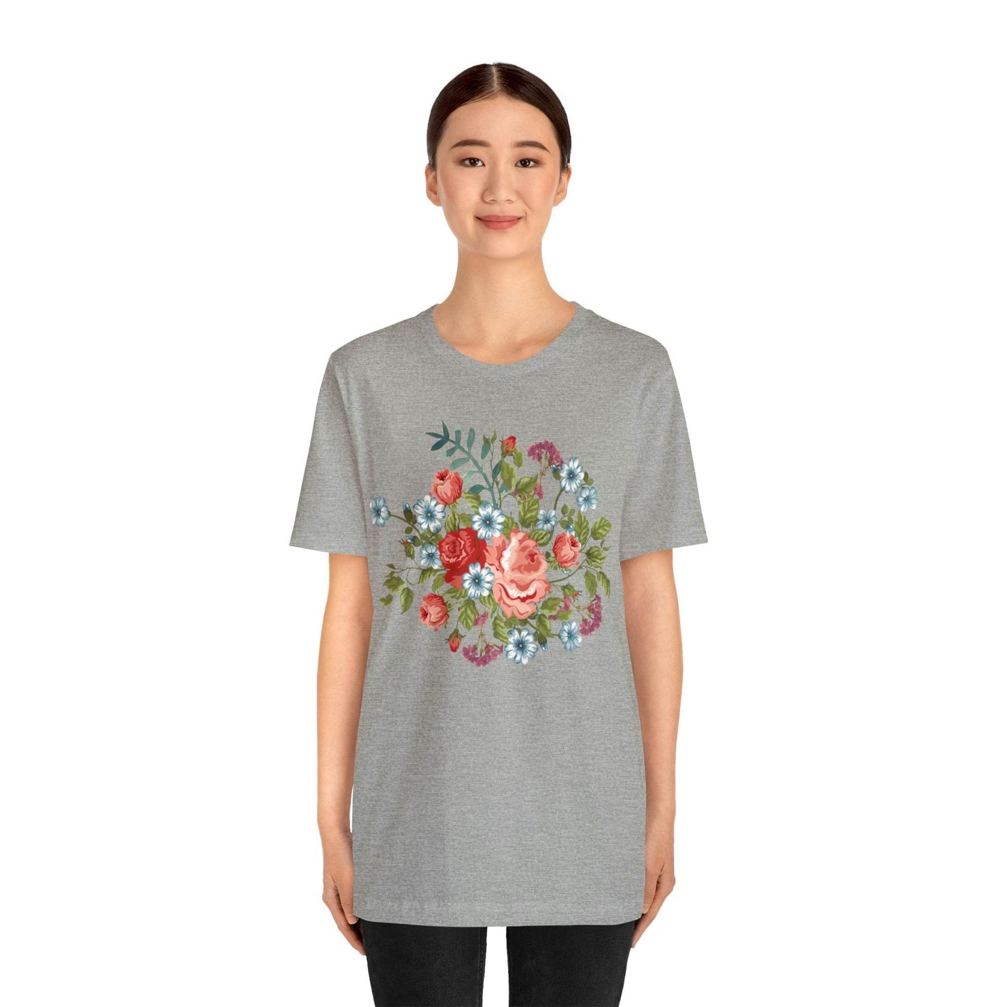 Flower Shirt, Botanical shirt, flower T shirt, floral shirt, wild flowers shirt, birth flower shirt, custom flower shirt, wildflowers shirt, plant lady shirt, birth flower gift, - Giftsmojo