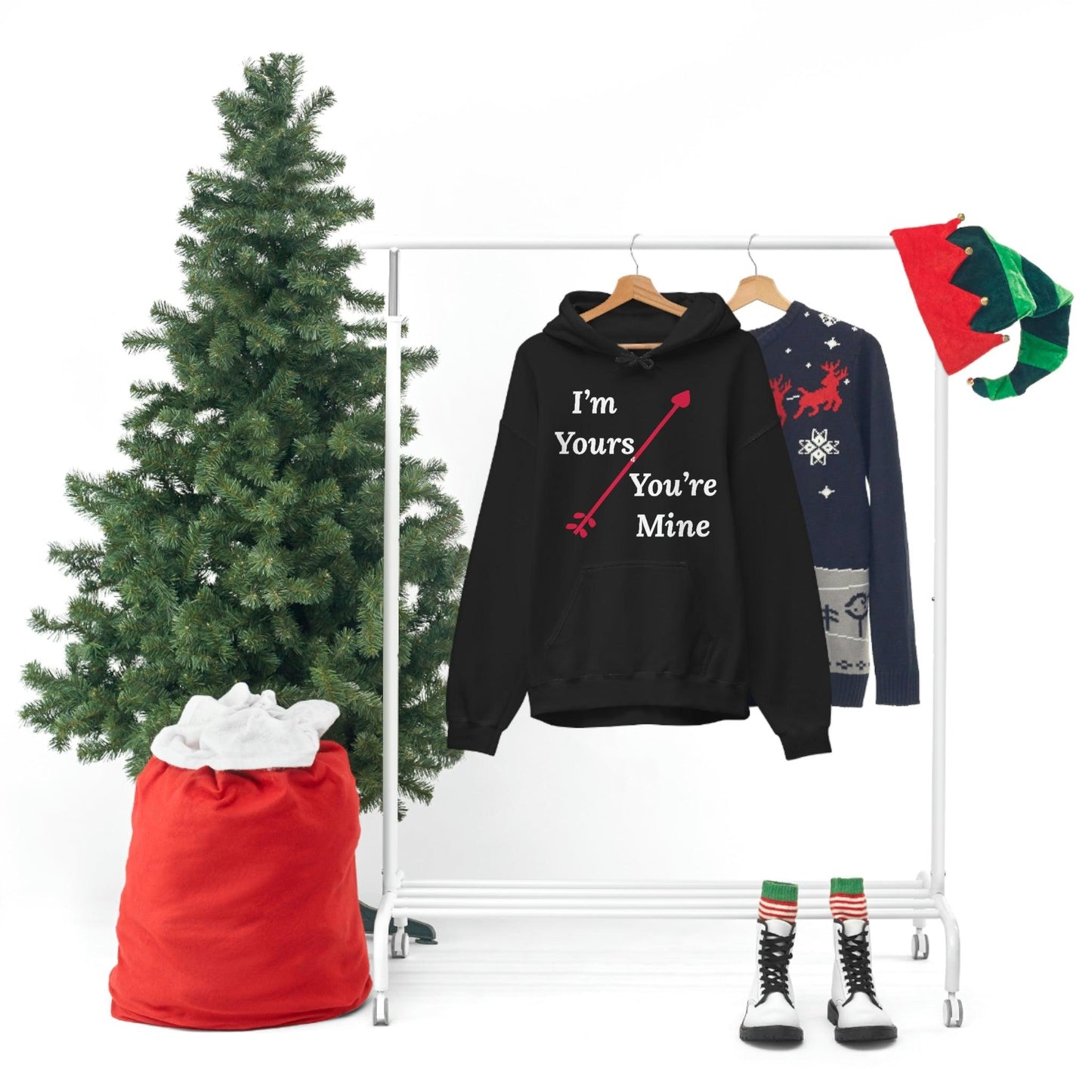 I'm Yours and You're Mine Hooded Sweatshirt