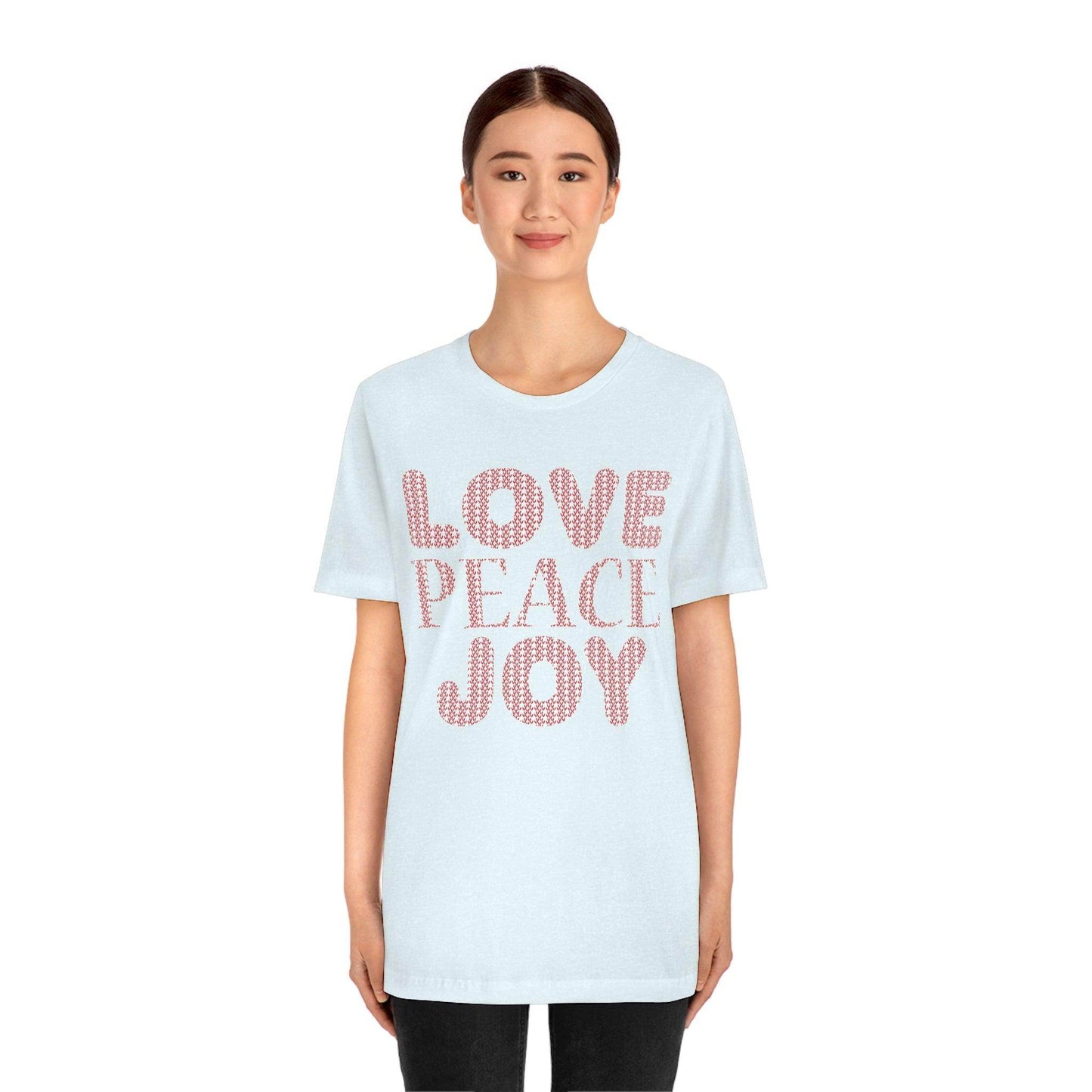 love peace joy Tee - Giftsmojo