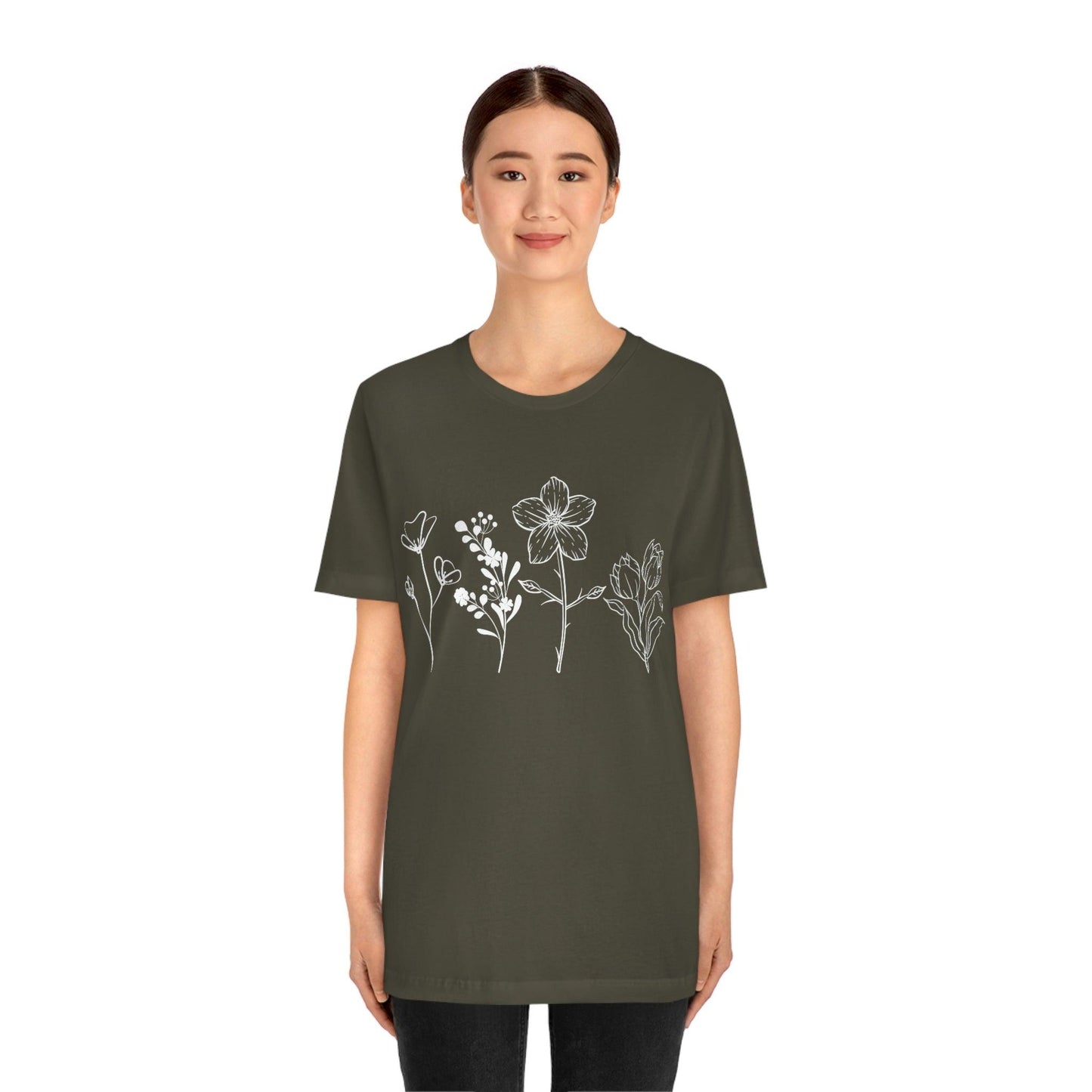 Wildflower shirt - Flower Tshirt - Flower lover shirt - Giftsmojo
