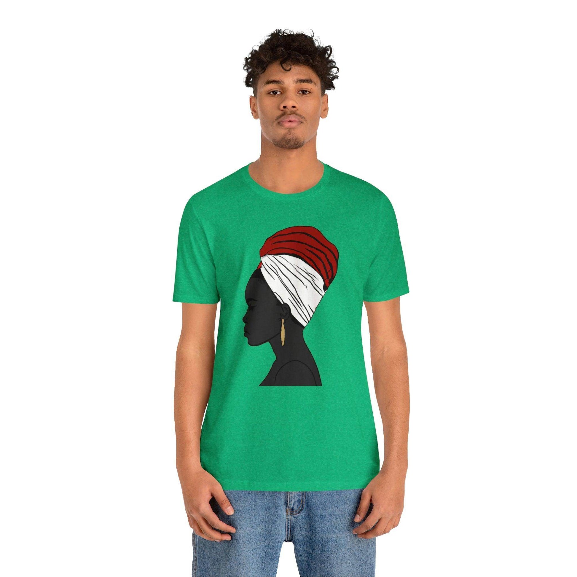 African Woman Art Shirt, Black Queen Shirt - Giftsmojo