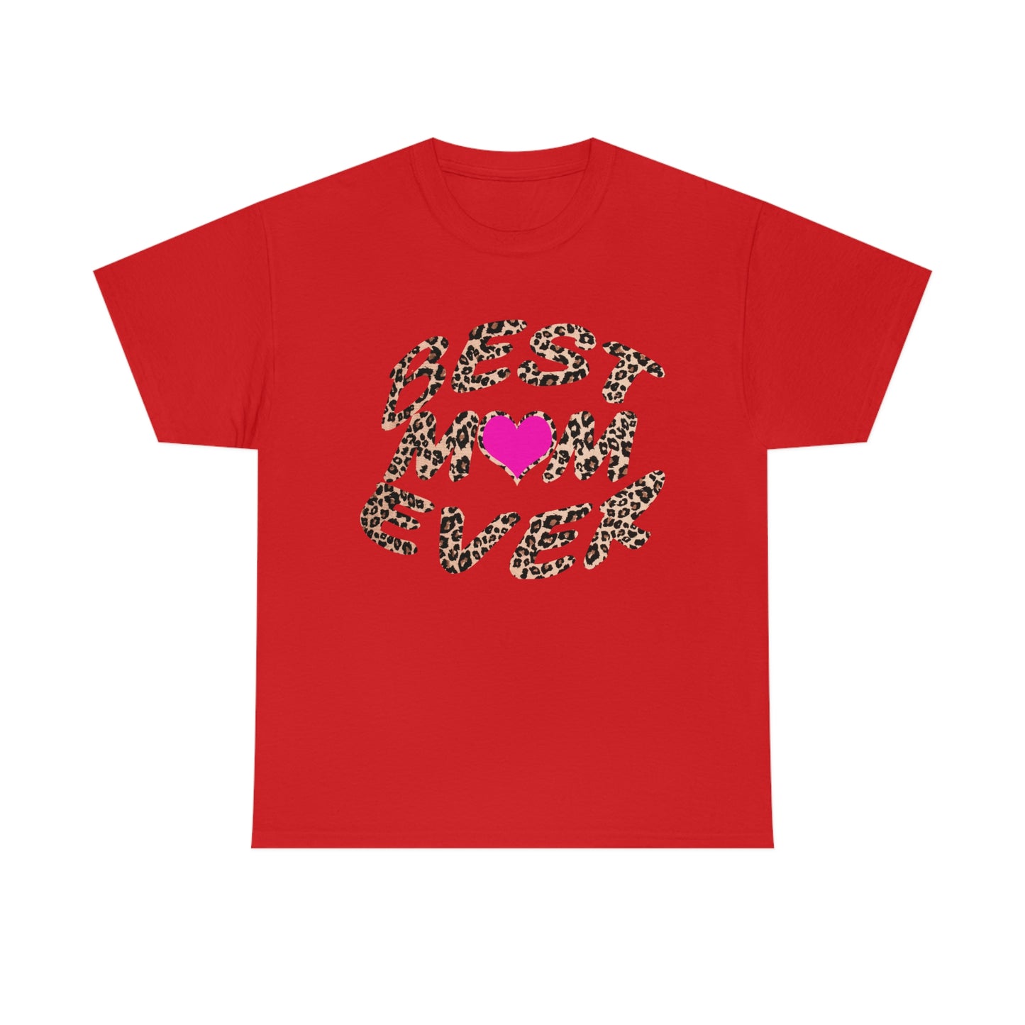 Best mom ever leopard print Tee
