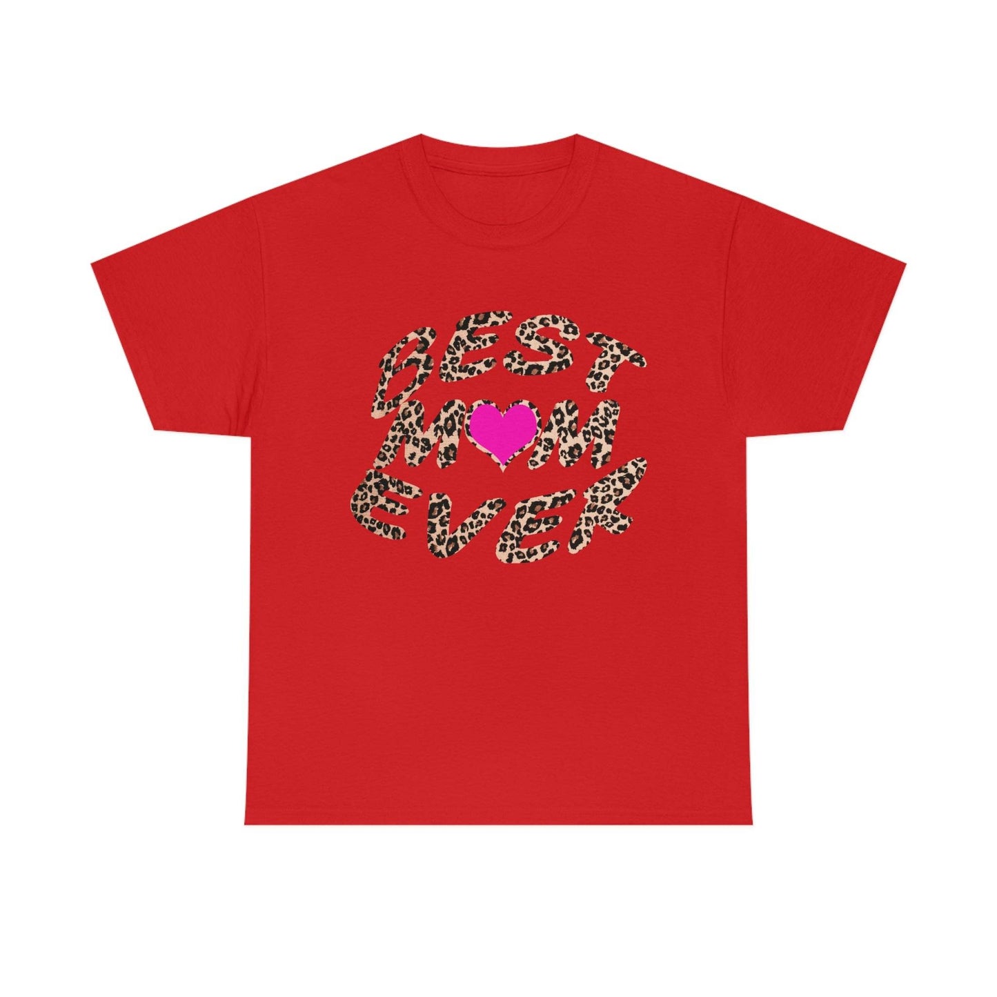 Best mom ever leopard print Tee - Giftsmojo