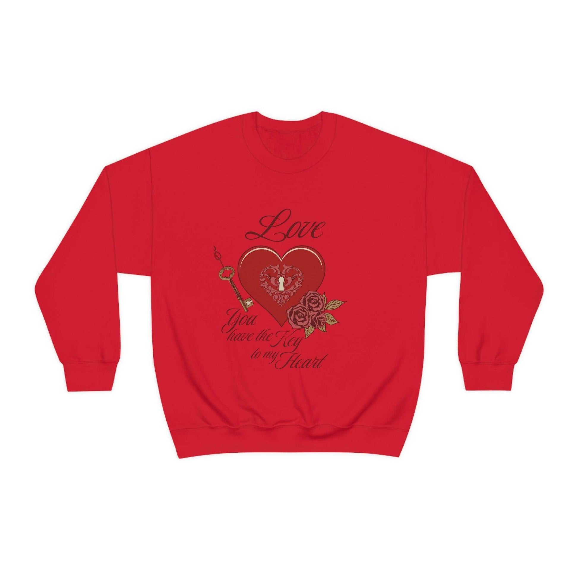 Love you have the key to my heart Sweatshirt - Giftsmojo
