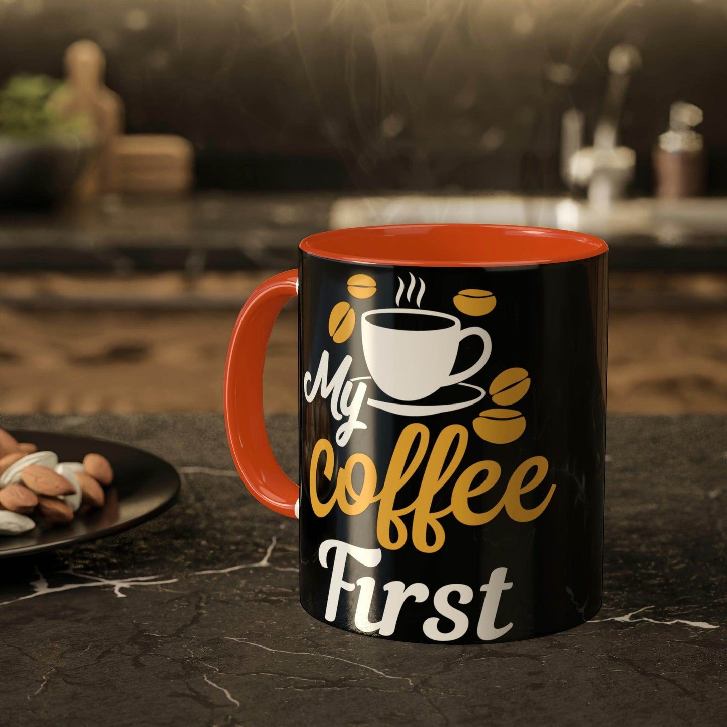 My coffee first Mugs, 11oz - Giftsmojo