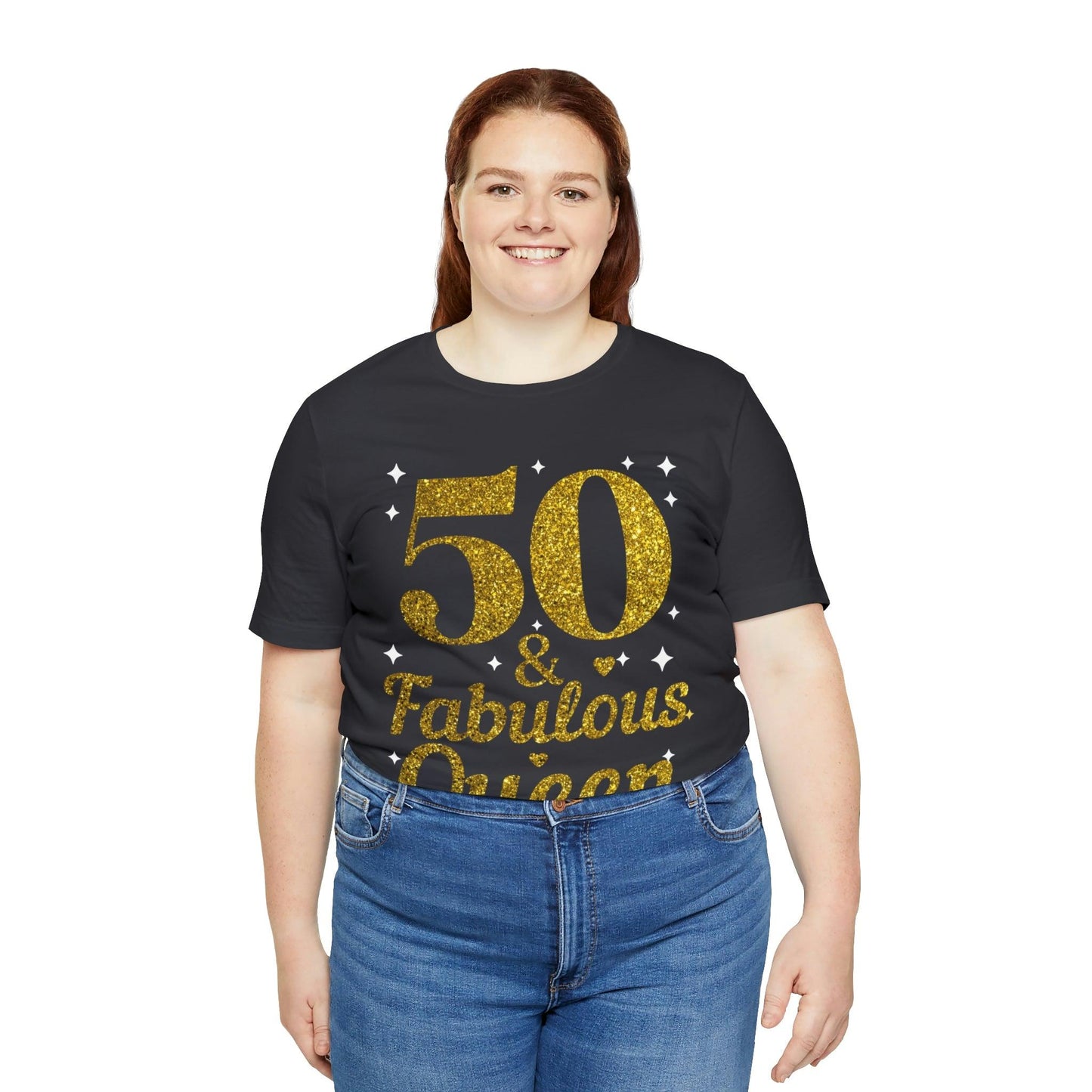 Funny 50th birthday shirt, 50th birthday Tshirt, 50 and fabulous Queen, birthday queen shirt, Gift for 50th birthday, Vintage shirt, birthday gift, birthday girl shirt, mom’s birthday gift, mom gift, wife gift, - Giftsmojo