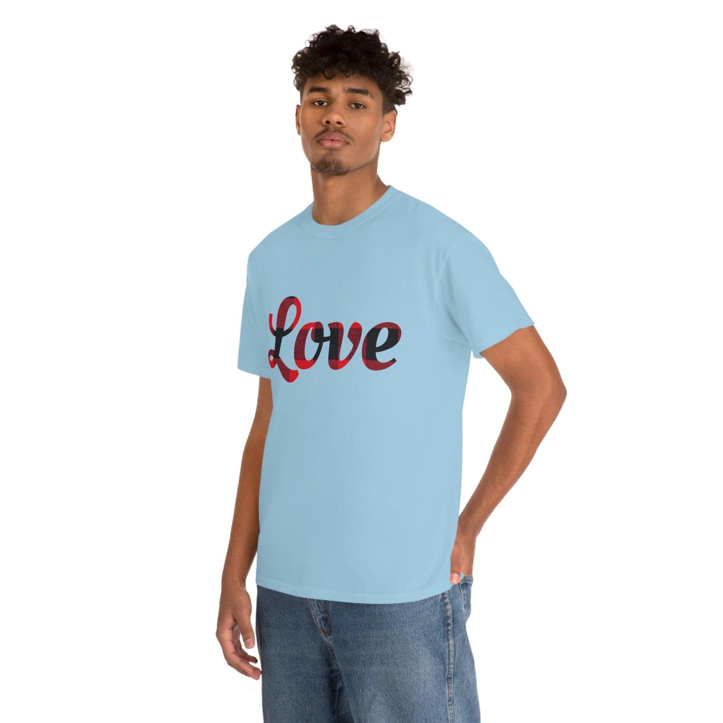 Plaid love T-Shirt