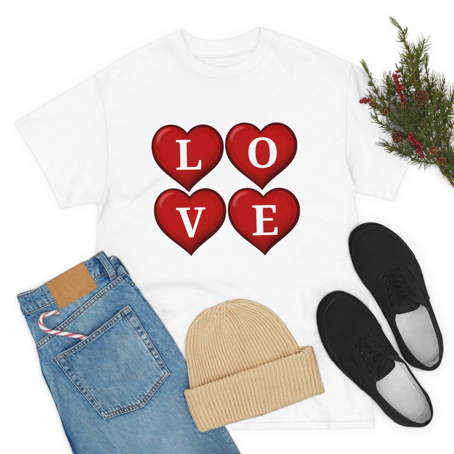 4hearts love Tee - Giftsmojo