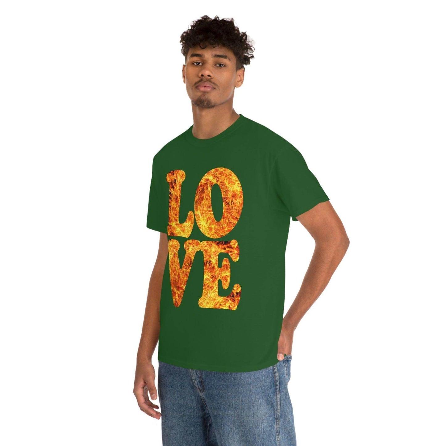 love fire big Tee - Giftsmojo
