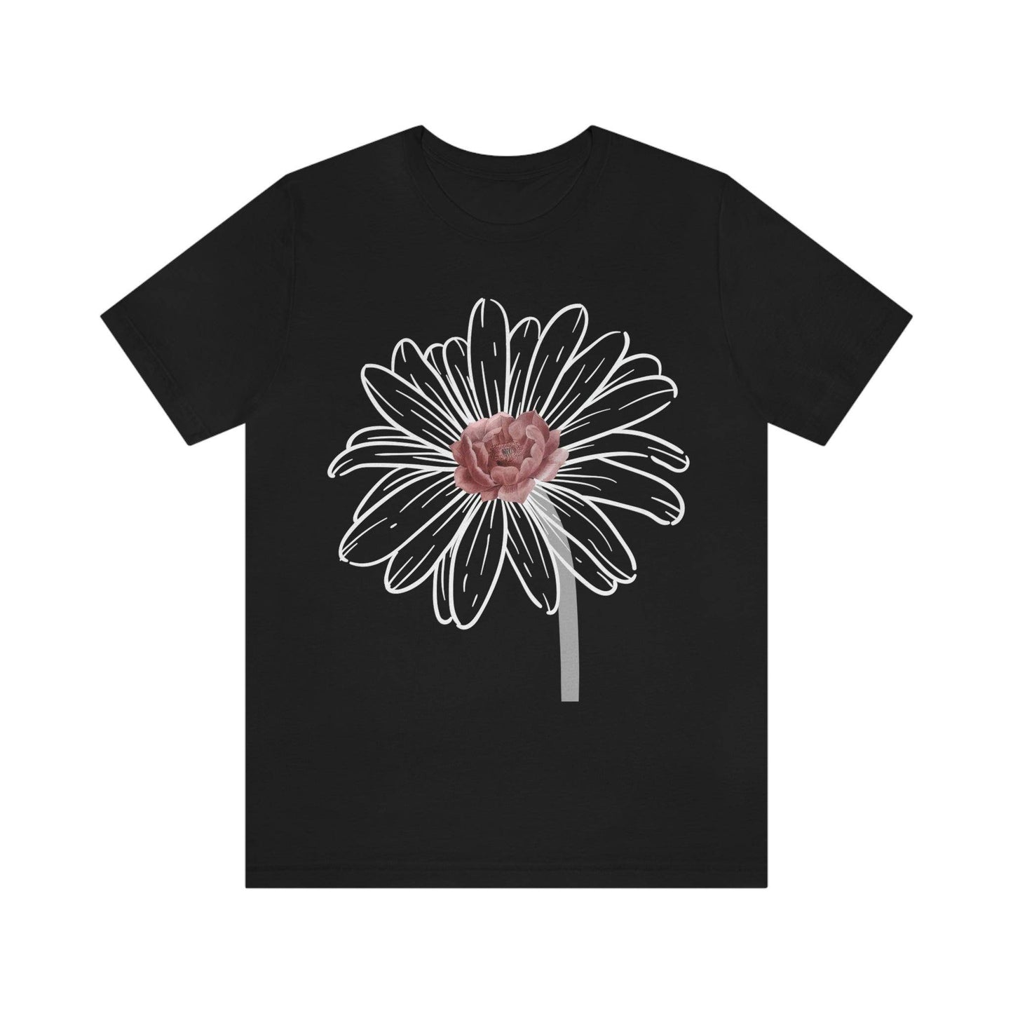 Flower Tshirt, Vintage Flower Shirt, Vintage Botanical Shirt, Vintage T-shirt, Graphic Tshirt, Botanical Print, Wildflower shirt, floral Tee - Giftsmojo