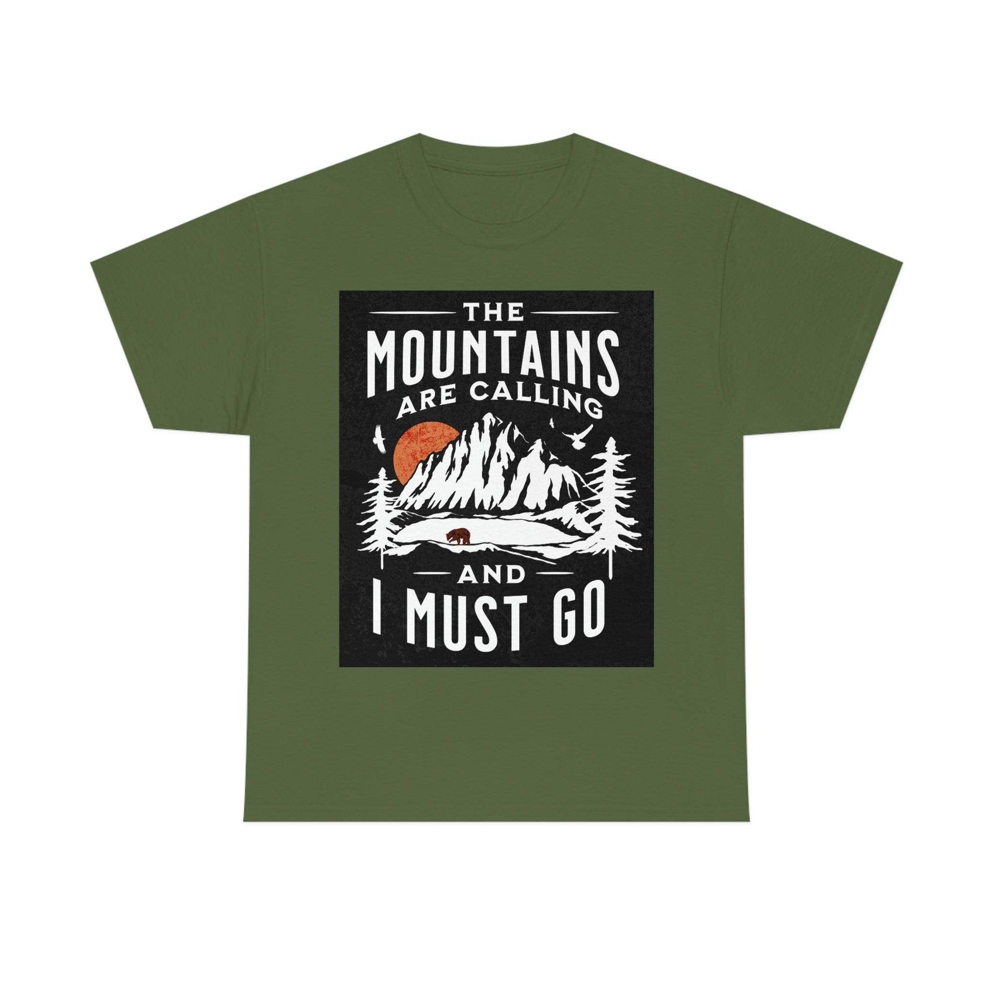 The Mountains are calling Tee - Giftsmojo