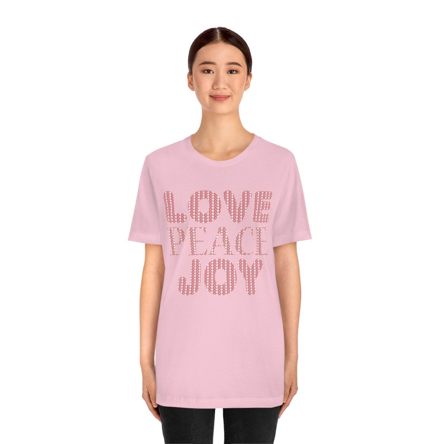 love peace joy Tee - Giftsmojo