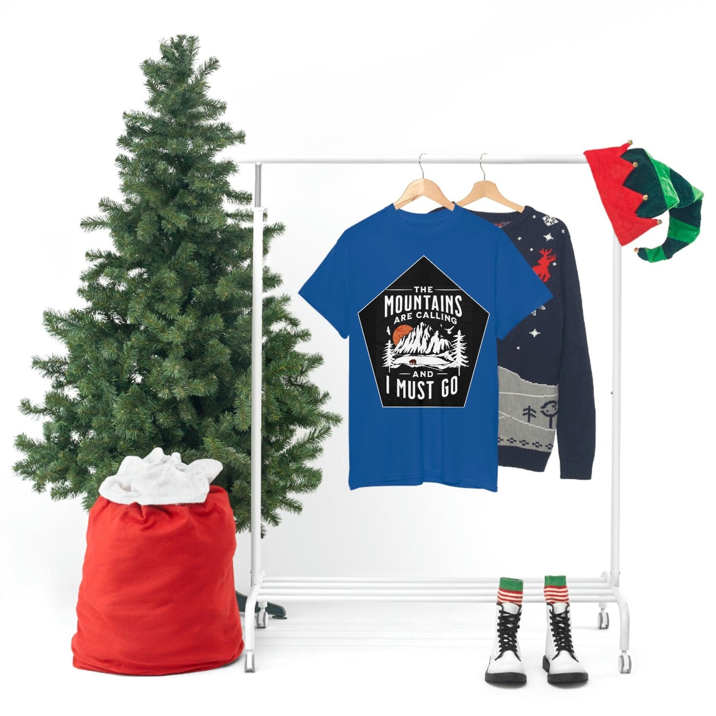 The Mountains are Calling and I Must Go Tee - Giftsmojo