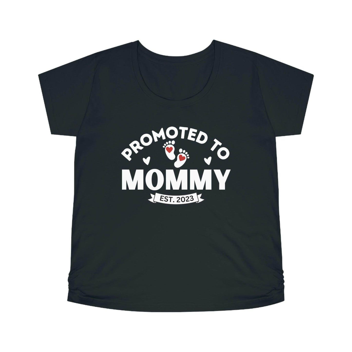 Promoted to Mommy shirt - New Mom tee - baby shower gift - Mom shirt -Women's Maternity Tee - Gift for new mom - mom to be gift - Giftsmojo