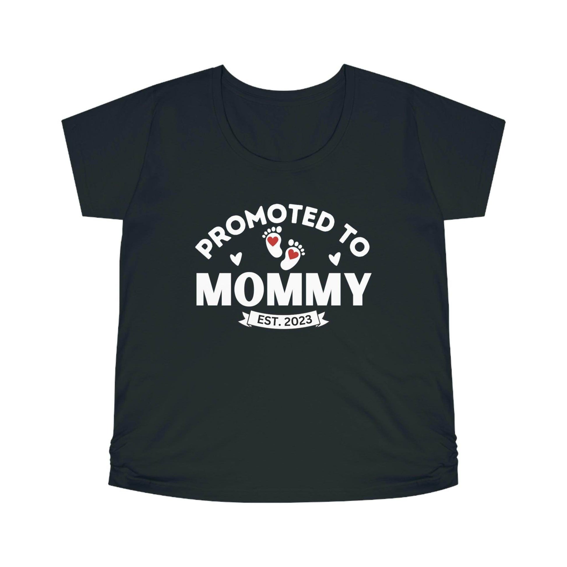 Promoted to Mommy shirt - New Mom tee - baby shower gift - Mom shirt -Women's Maternity Tee - Gift for new mom - mom to be gift - Giftsmojo