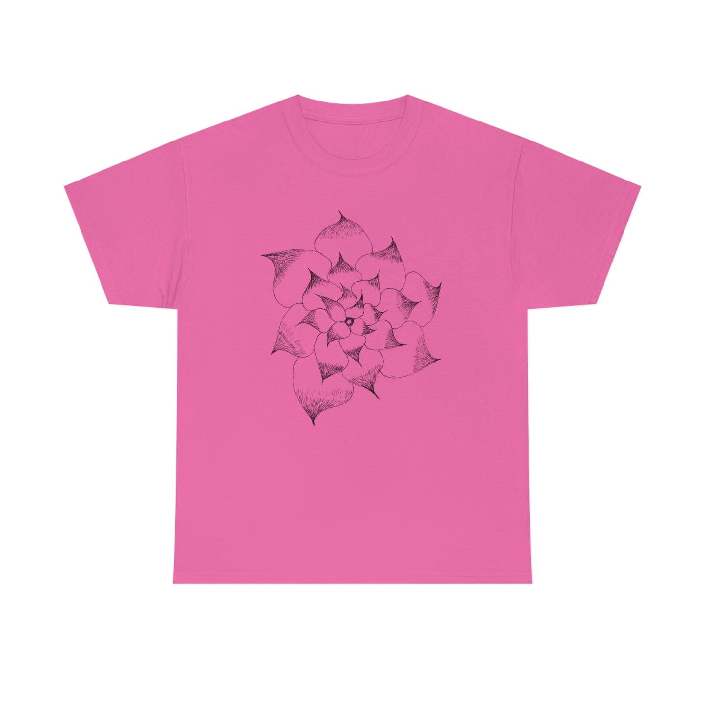 Flower Tee, custom designed tee, flower t-shirt, floral graphic tee